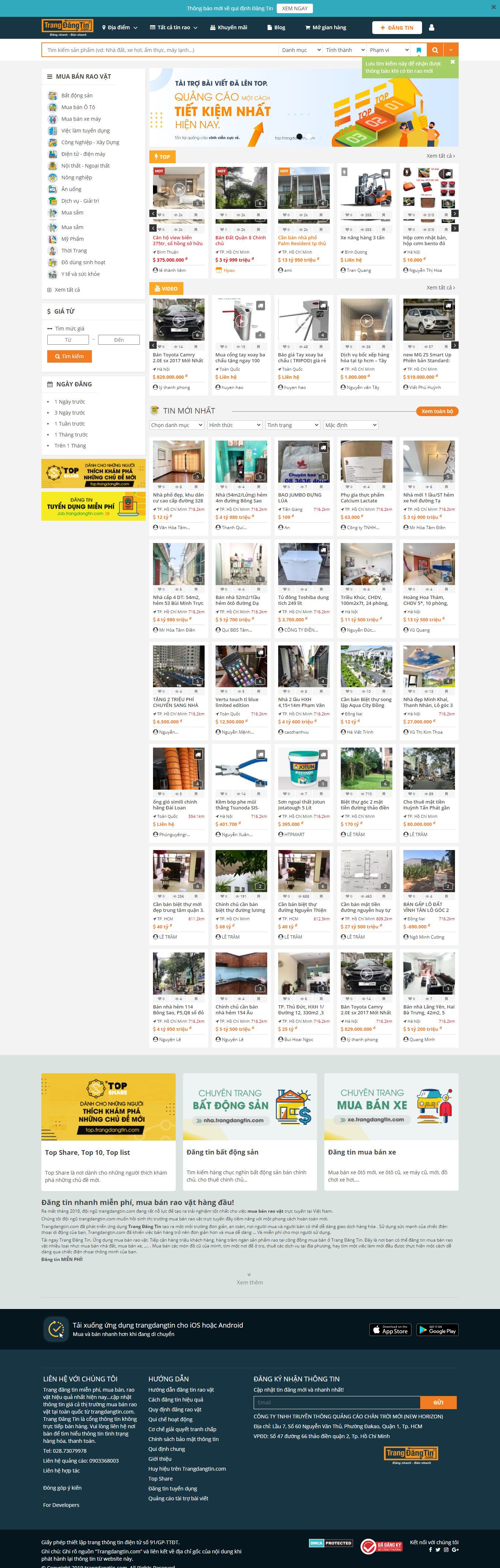 Thiết kế Web báo điện tử trangdangtin.com
