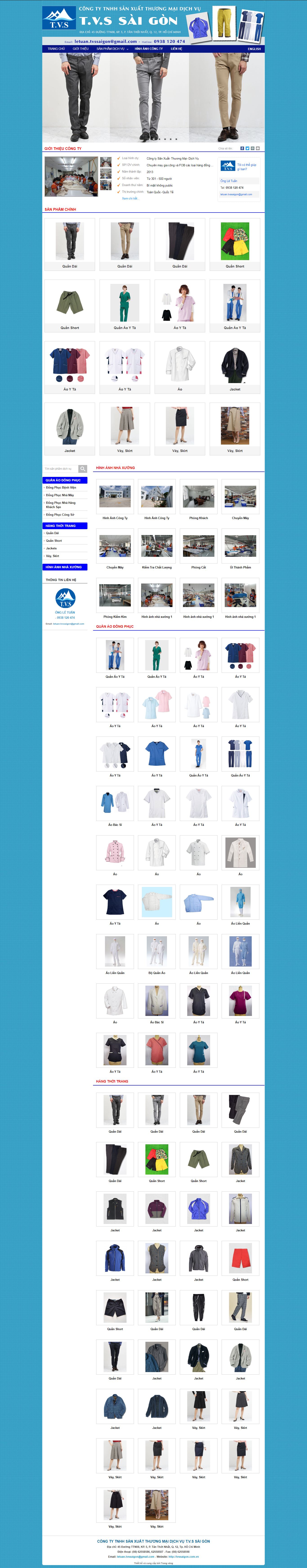 Thiết kế Web xuất khẩu tvssaigon.com.vn