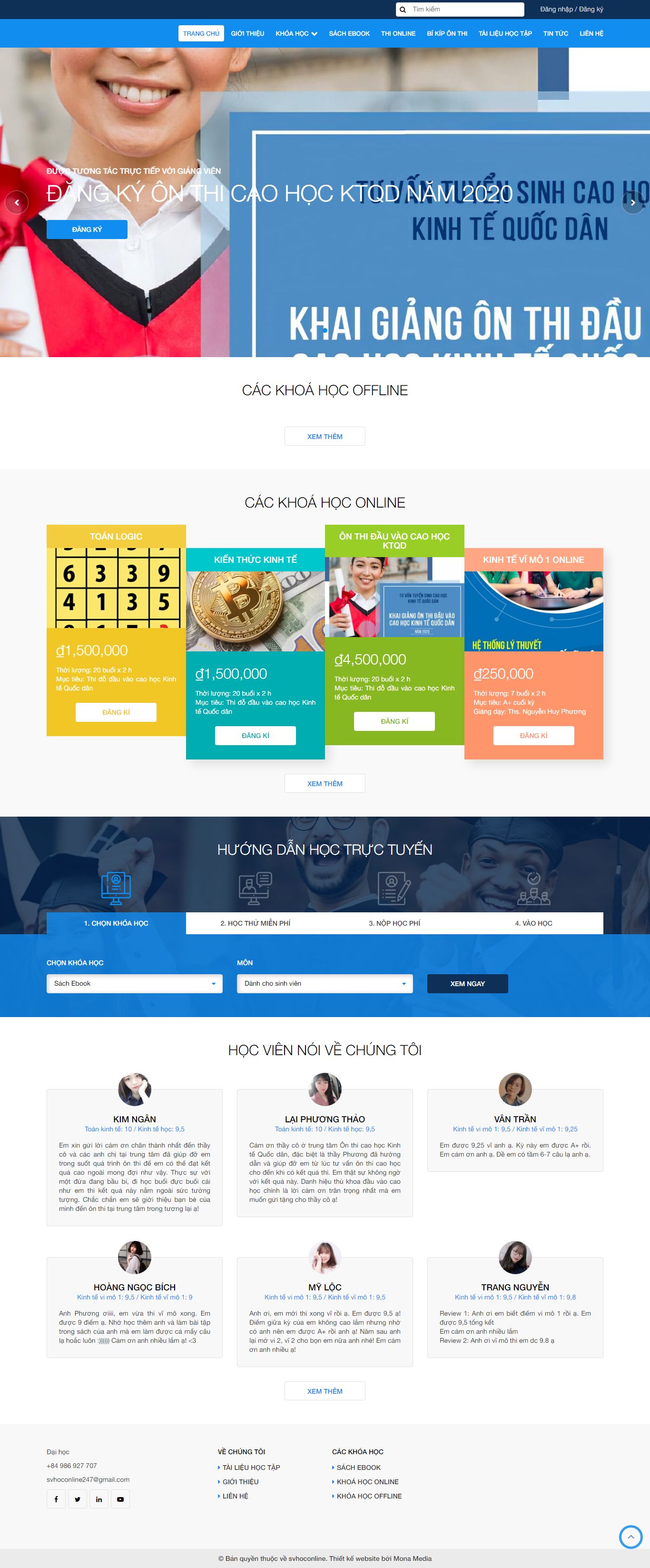 Thiết kế Web học online svhoconline.com