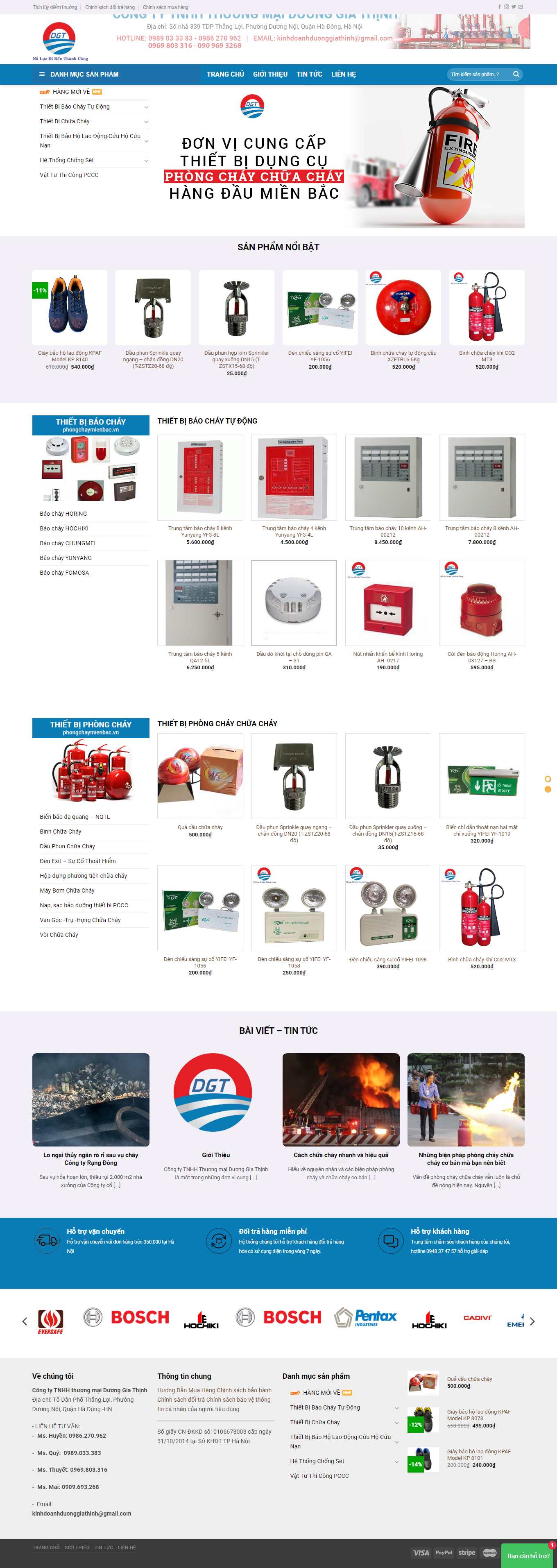 Thiết kế Web sehilo phongchaymienbac.vn