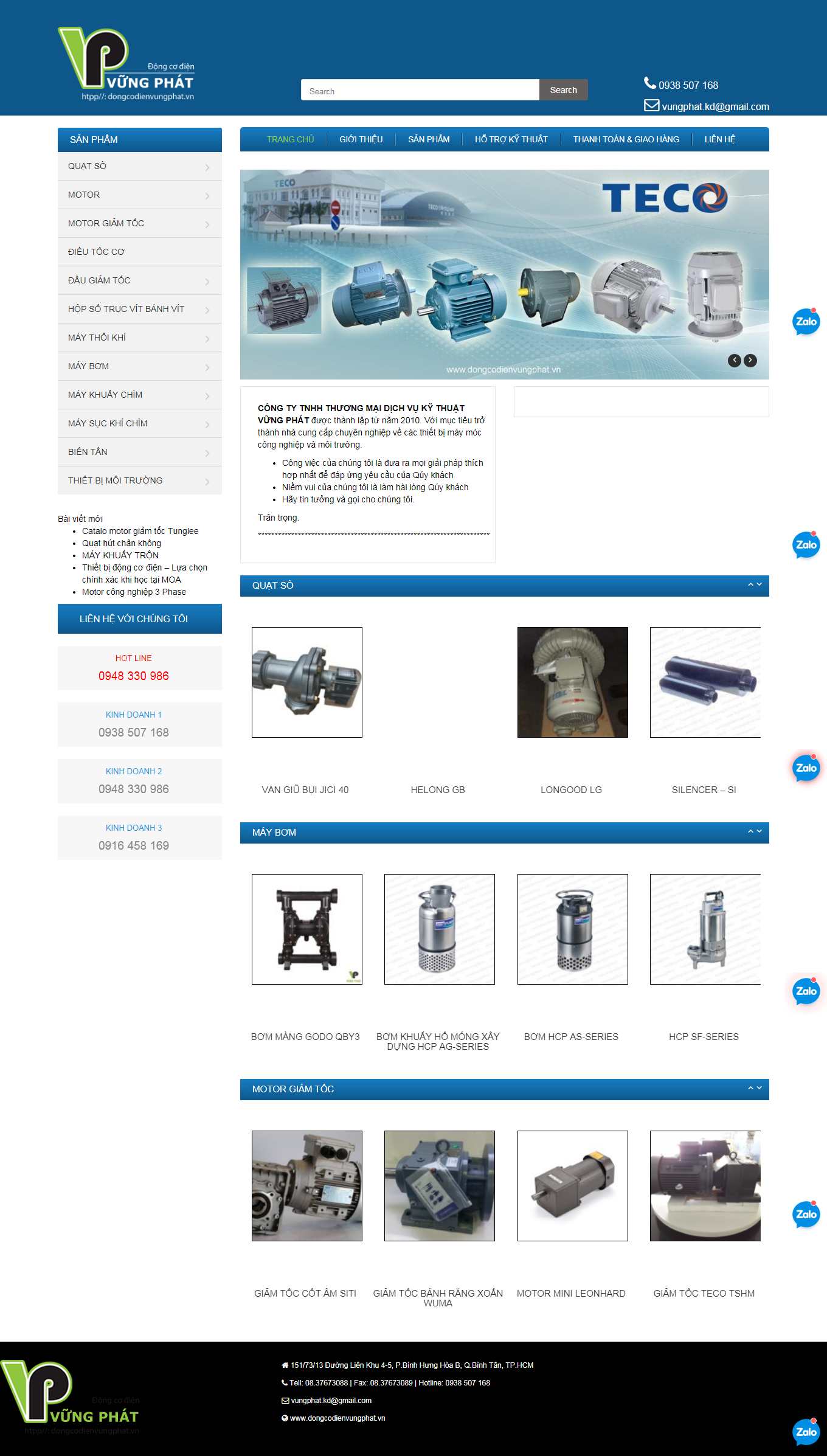 Thiết kế Web sehilo dongcodienvungphat.vn