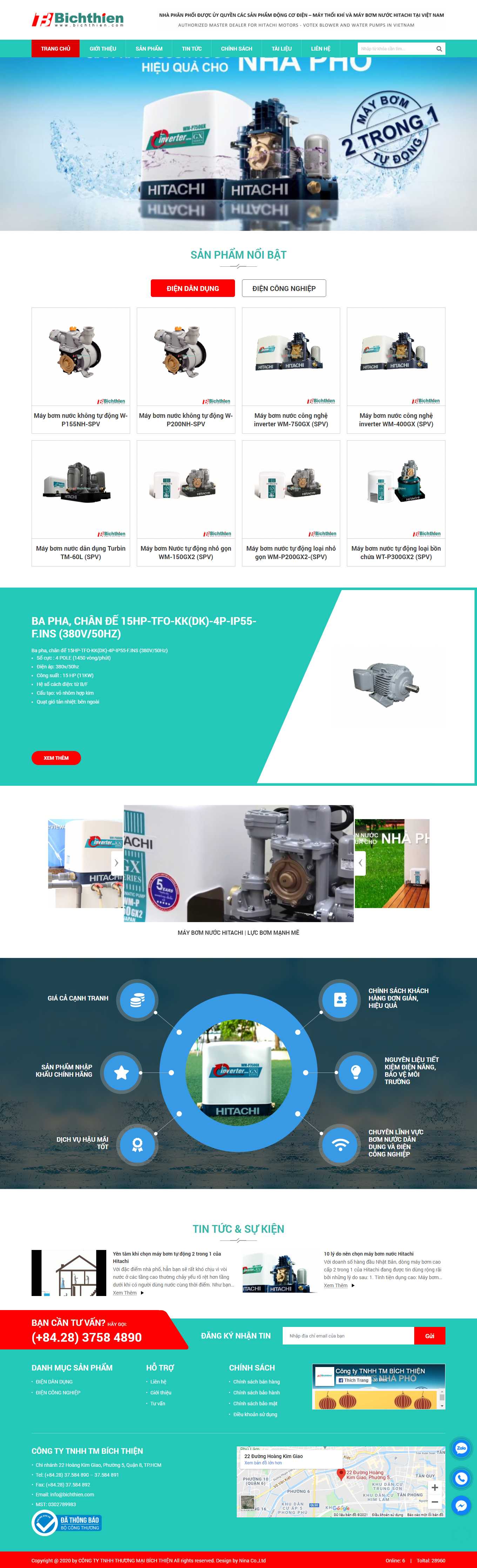 Thiết kế Web sehilo bichthien.com