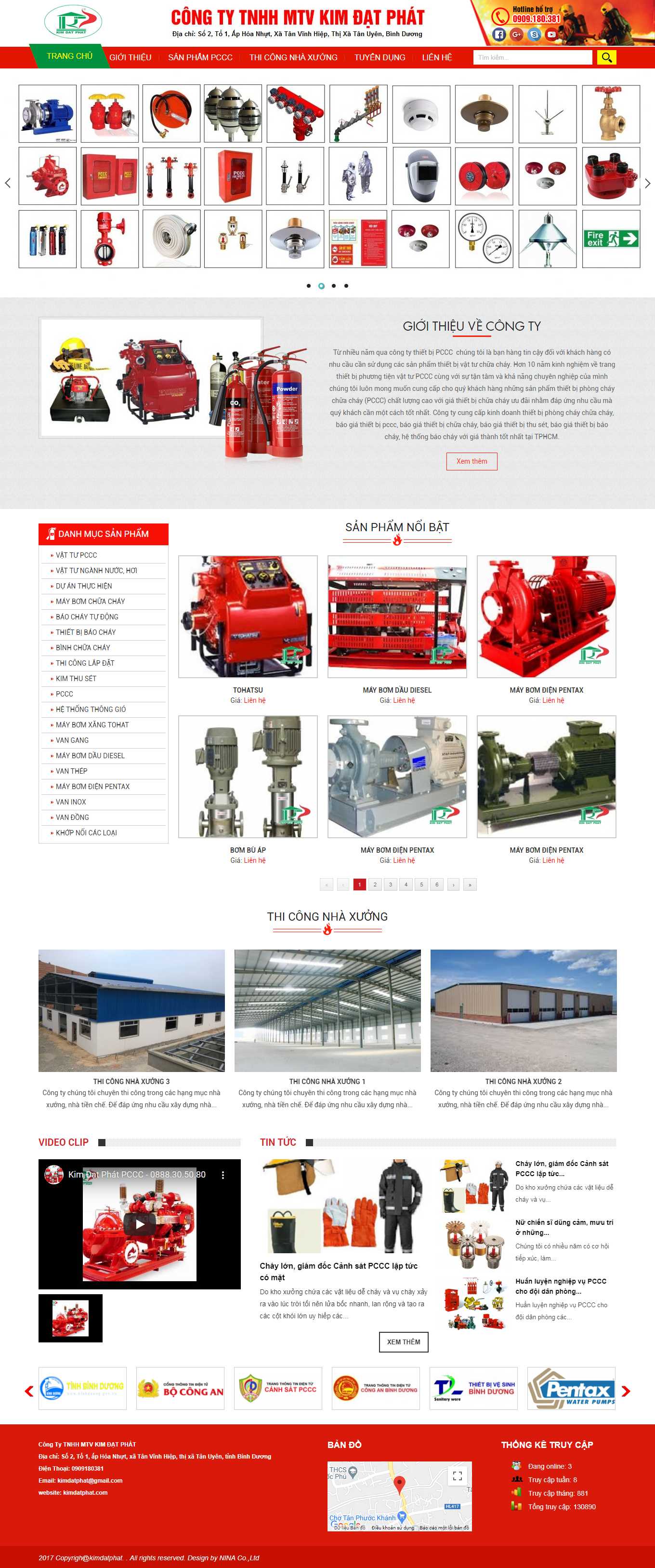 Thiết kế Web sehilo kimdatphat.com