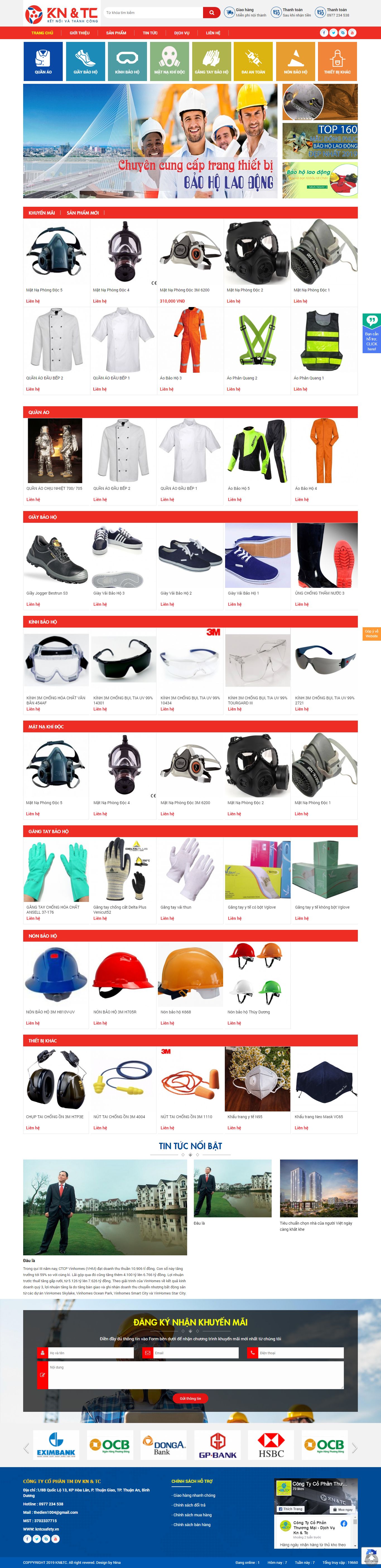 Thiết kế Web chất lượng kntcsafety.vn