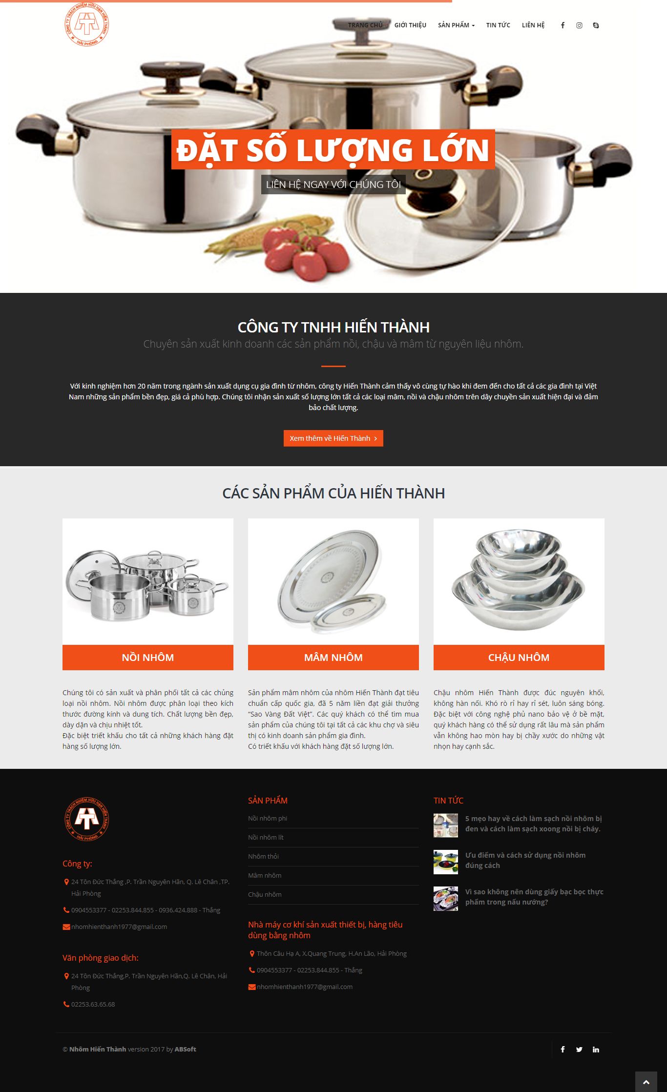 Thiết kế Web việt nam nhomhienthanh.com