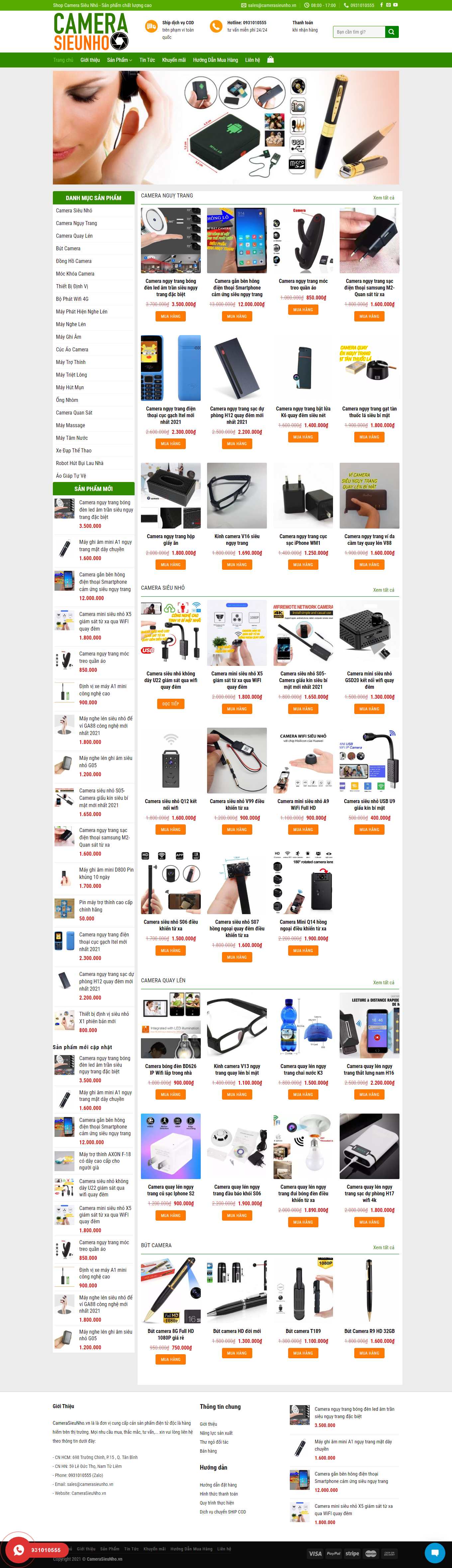 Thiết kế Web huyện gia lâm camerasieunho.vn