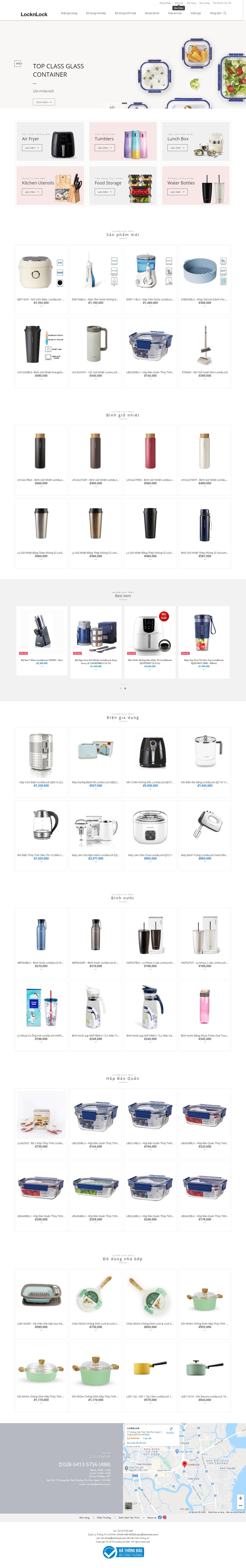 Thiết kế Web việt nam locknlock.vn