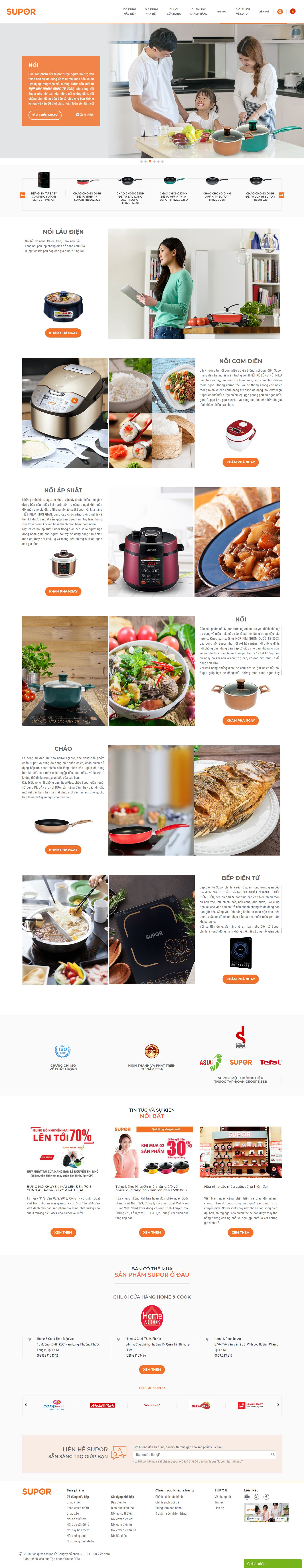 Thiết kế Web việt nam supor.com.vn