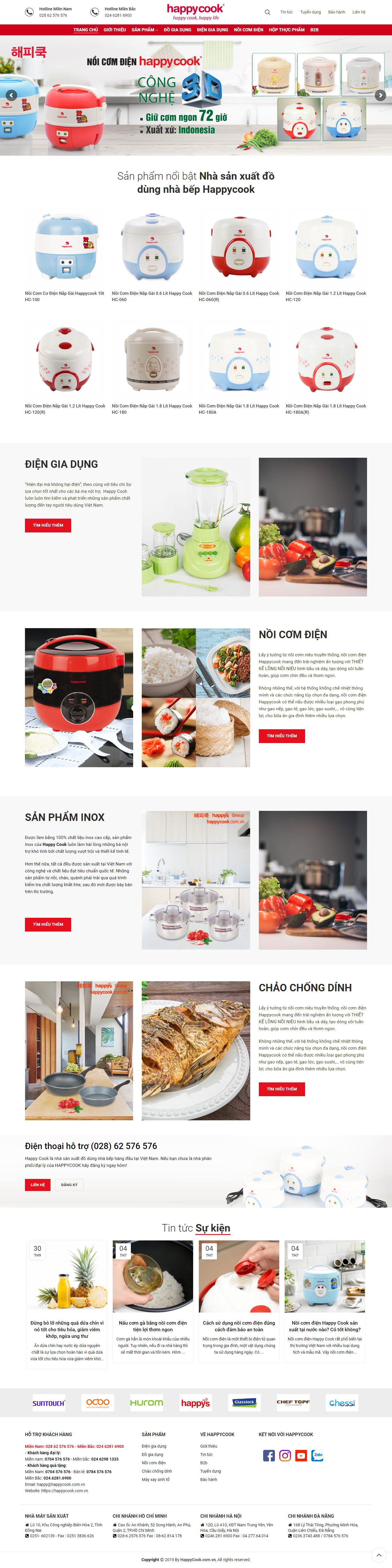 Thiết kế Web việt nam happycook.com.vn