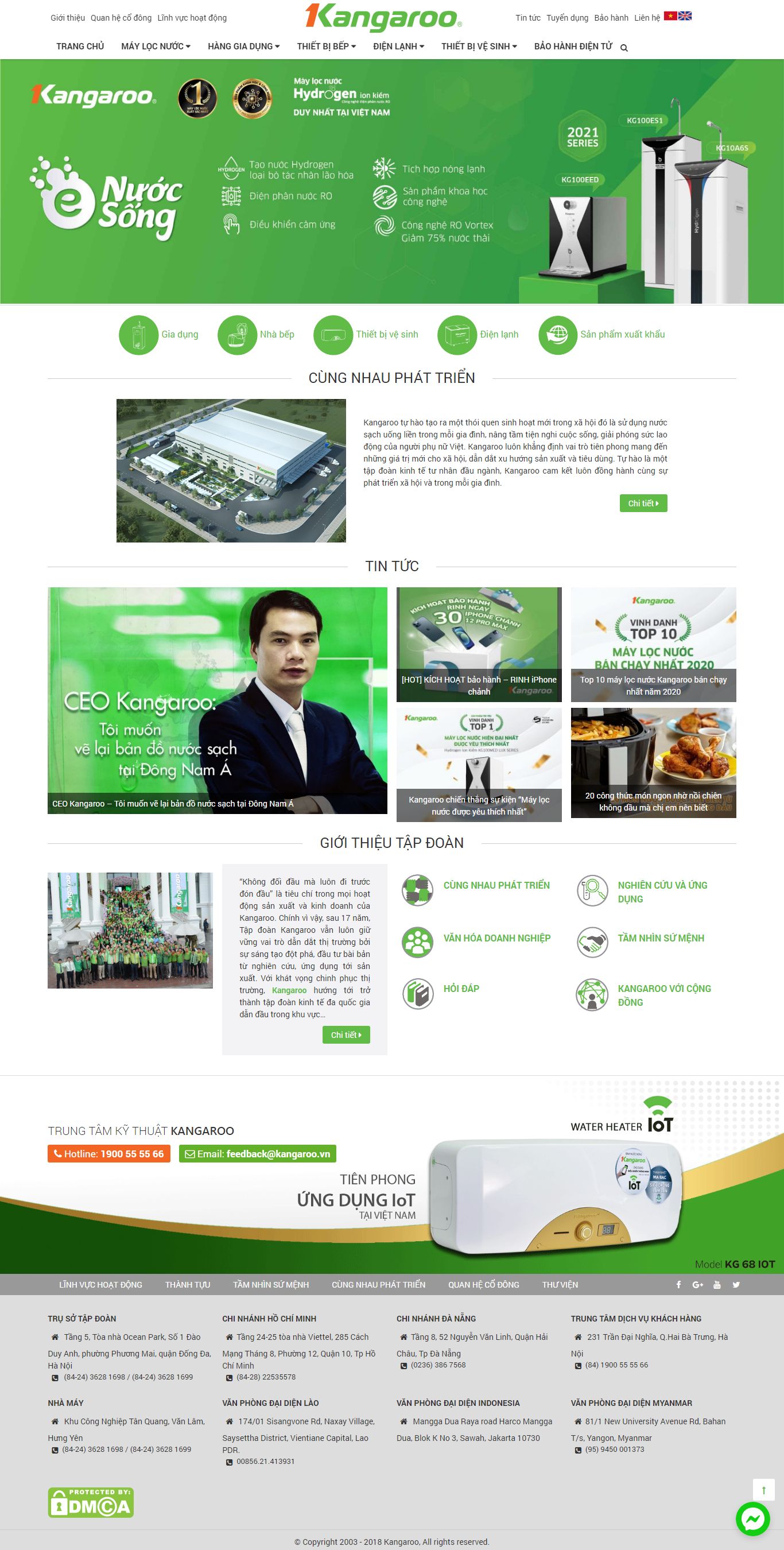 Thiết kế Web việt nam kangaroo.vn