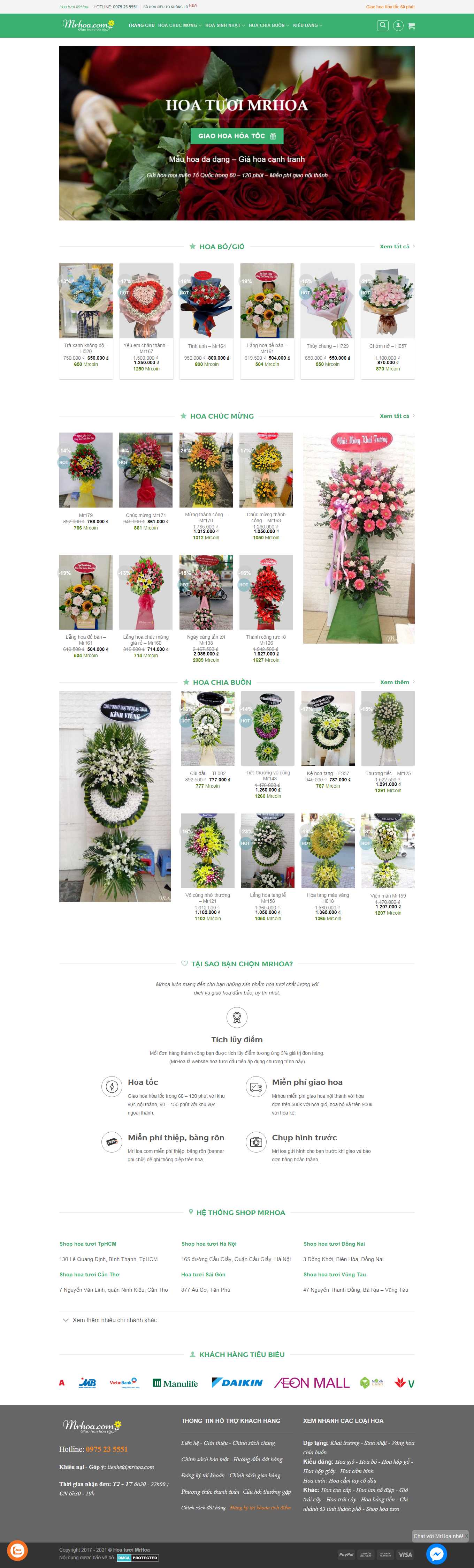 Thiết kế Web quận bắc từ liêm mrhoa.com