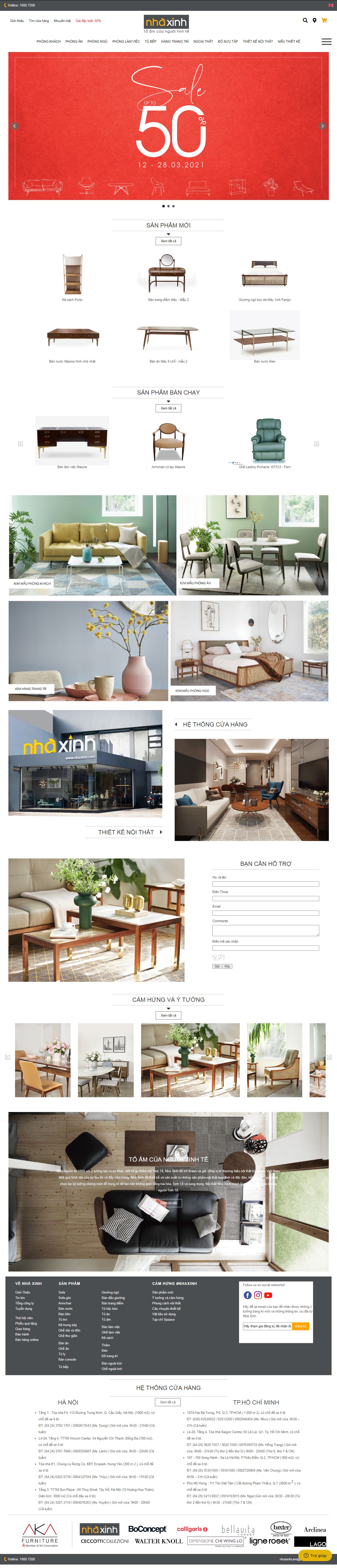 Thiết kế Web tối ưu seo nhaxinh.com