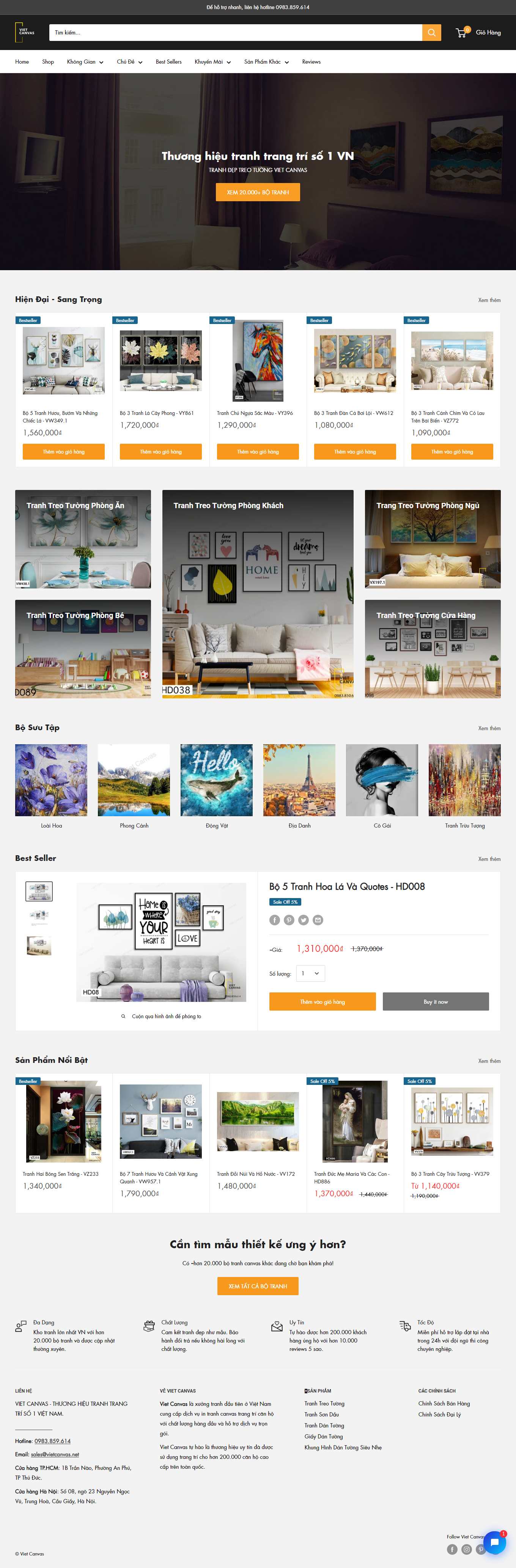 Thiết kế Web quận hà Đông vietcanvas.net