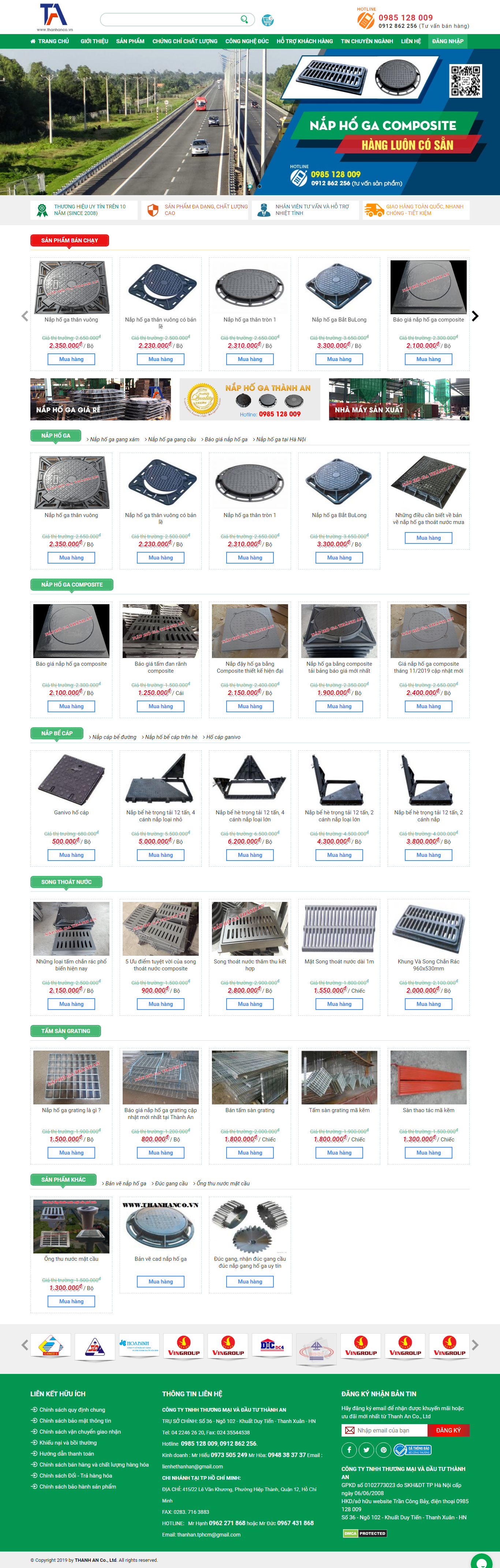 Thiết kế Web tối ưu seo thanhanco.vn