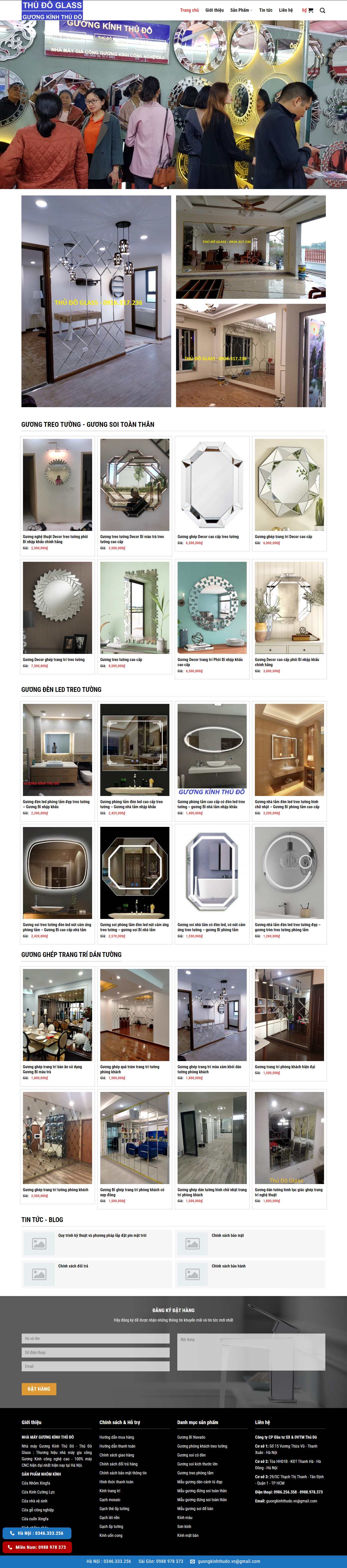 Thiết kế Web huyện ba vì guongtreotuong.org