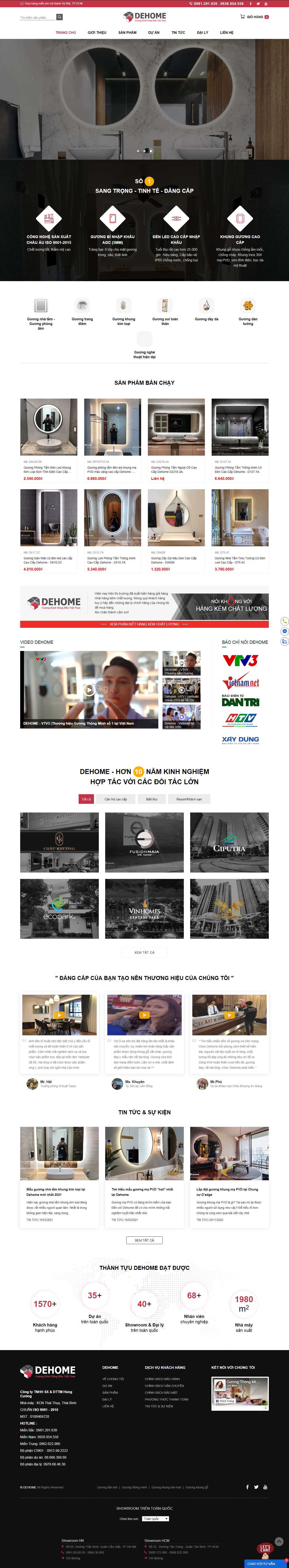 Thiết kế Web huyện ba vì dehome.vn