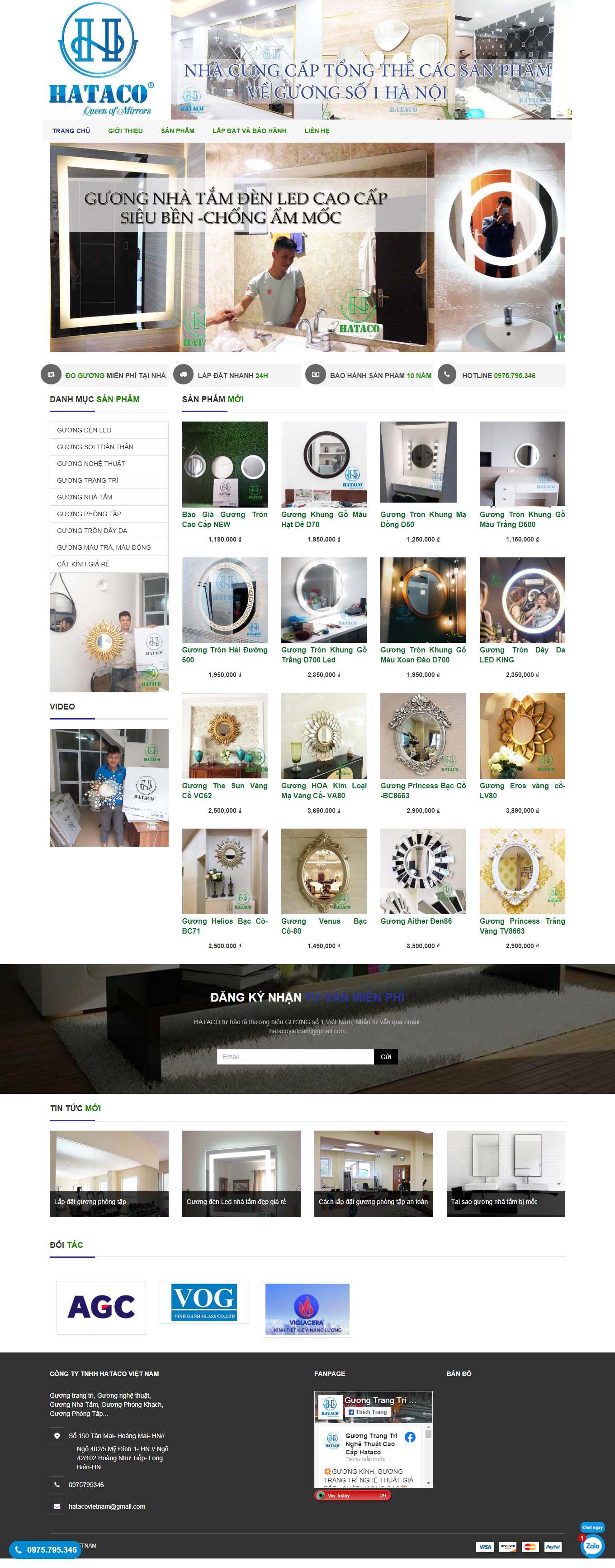 Thiết kế Web huyện ba vì hataco.vn