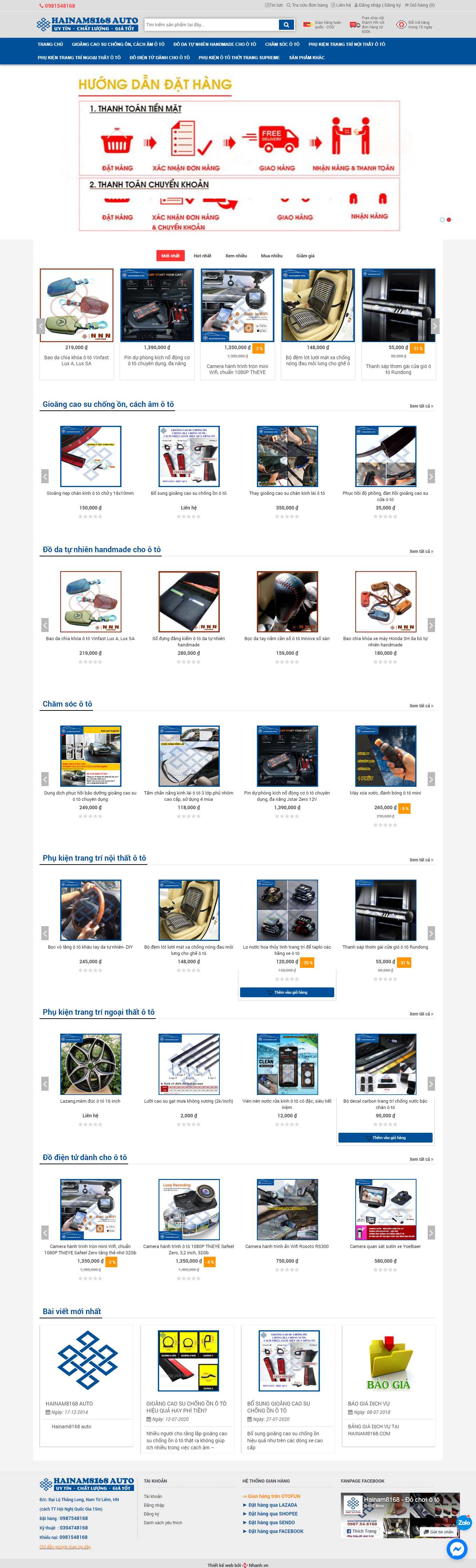 Thiết kế Web huyện phúc thọ hainam8168.com