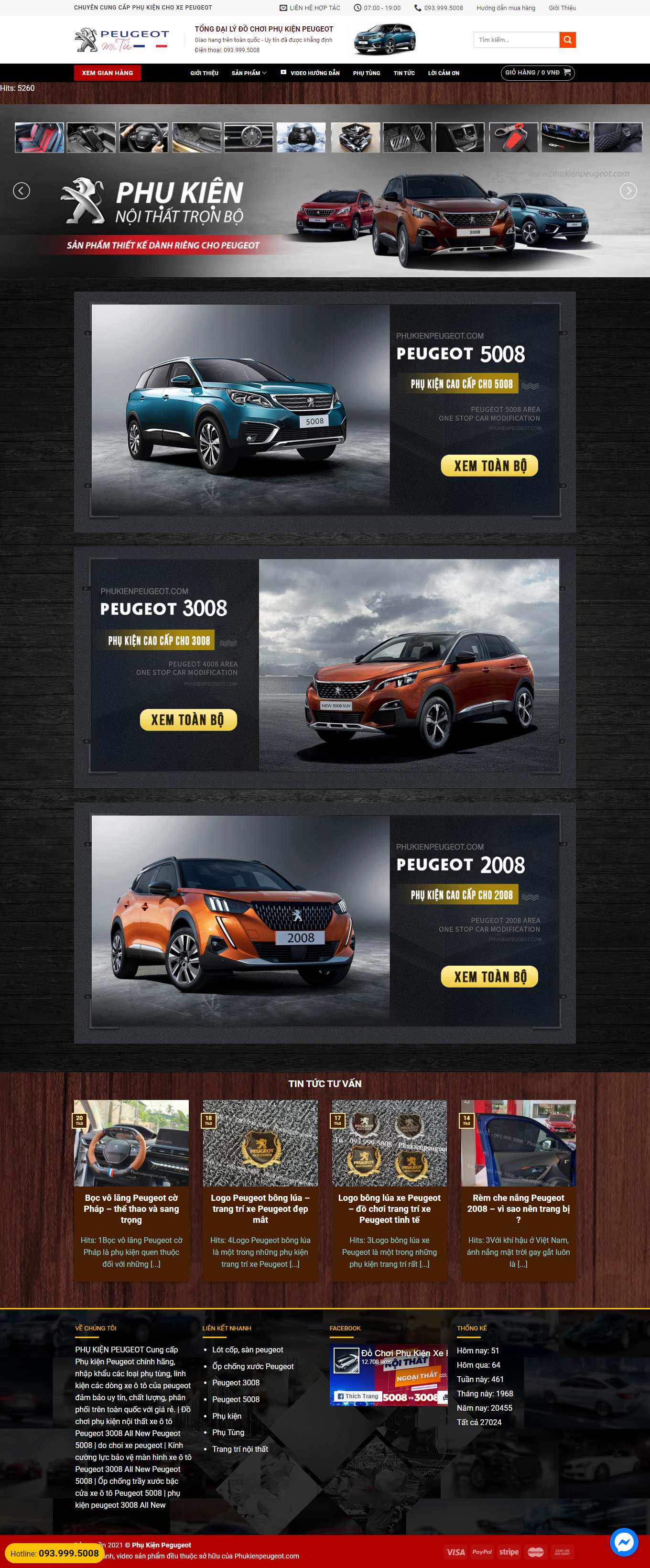 Thiết kế Web huyện phúc thọ phukienpeugeot.com