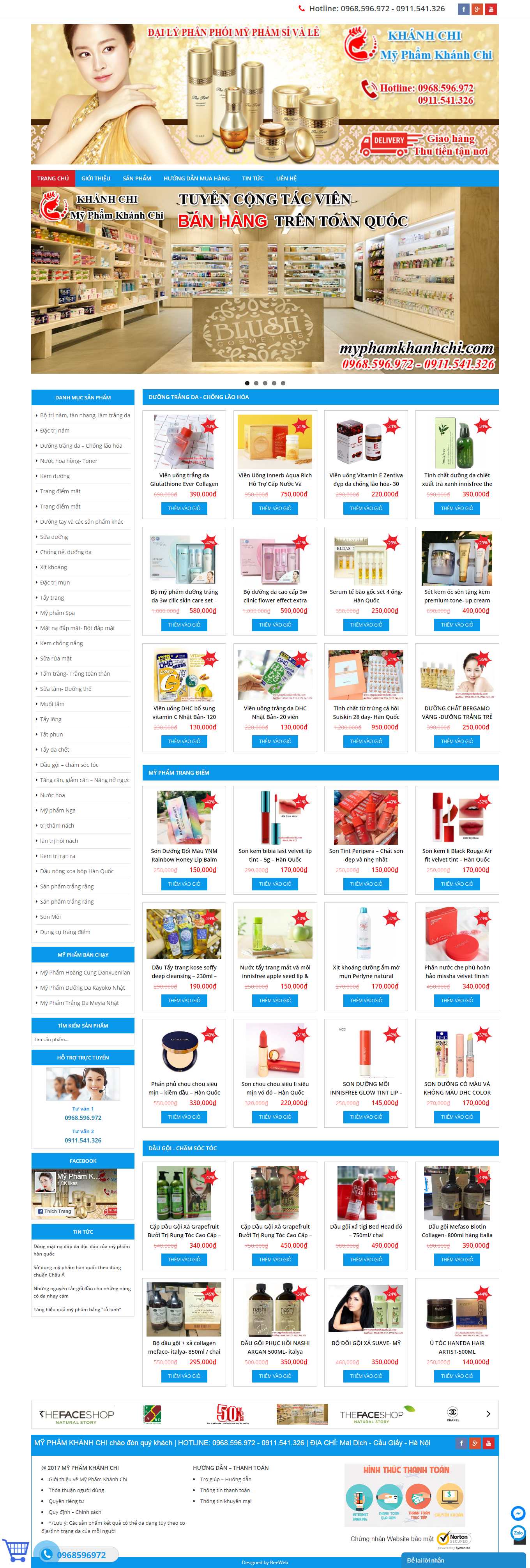 Thiết kế Web huyện phúc thọ myphamkhanhchi.com