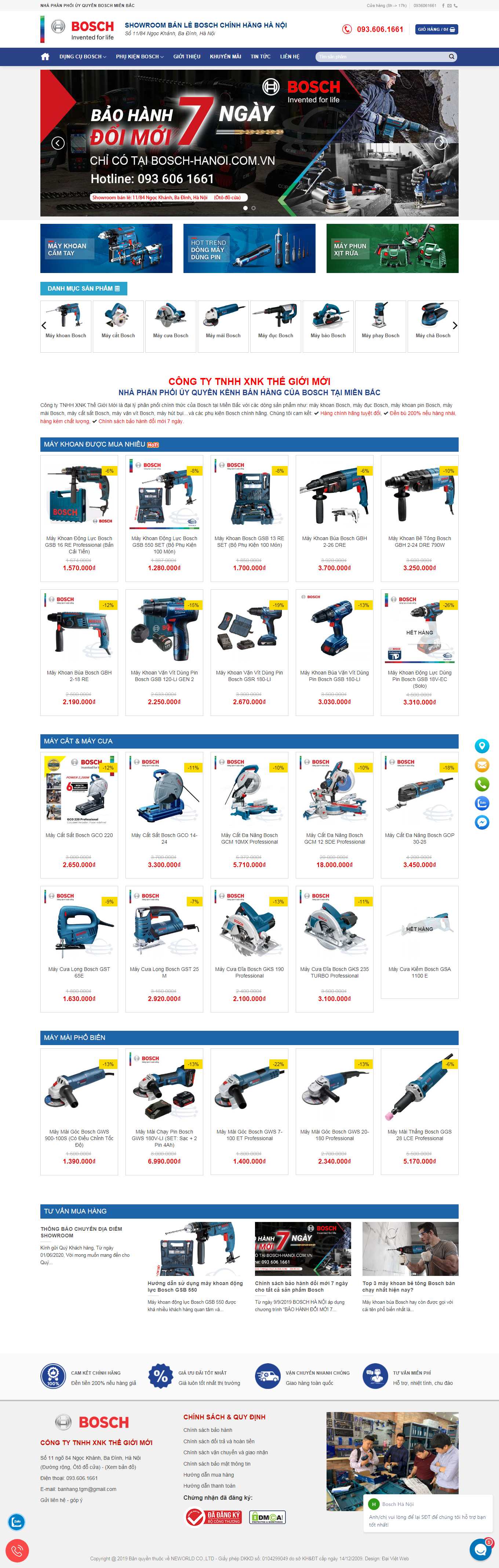 Thiết kế Web huyện phúc thọ bosch-hanoi.com.vn