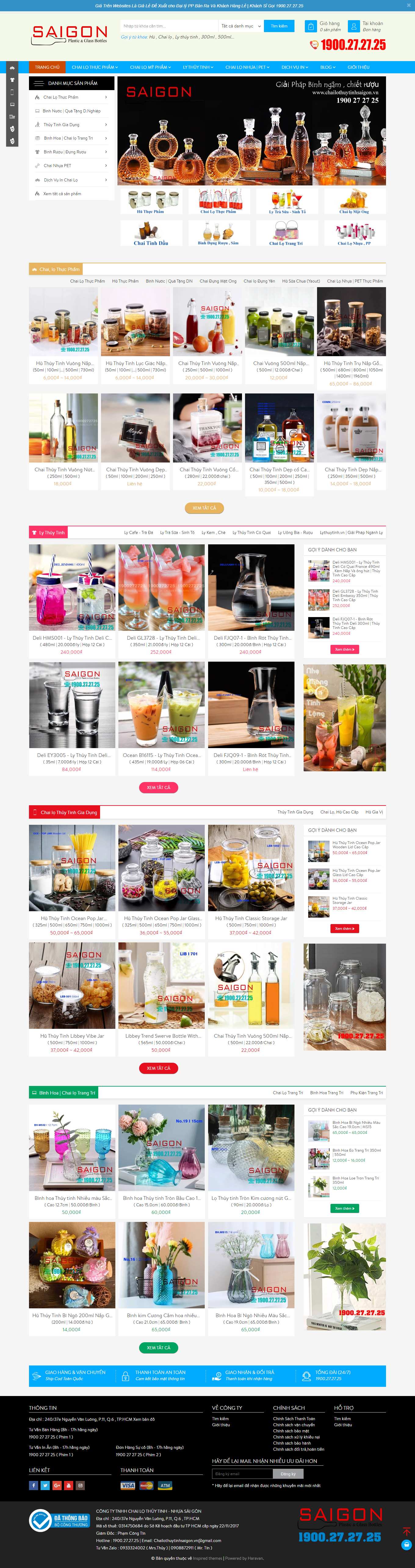 Thiết kế Web huyện hoài Đức chailothuytinhsaigon.vn