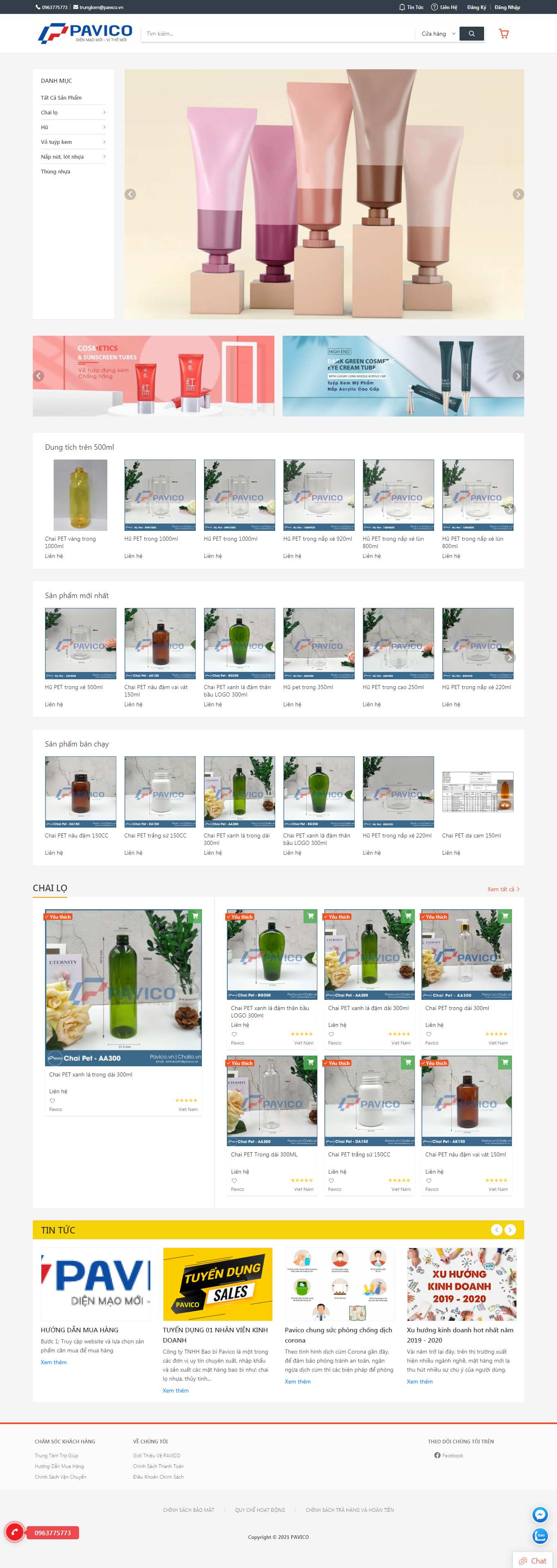Thiết kế Web huyện thạch thất chailo.vn