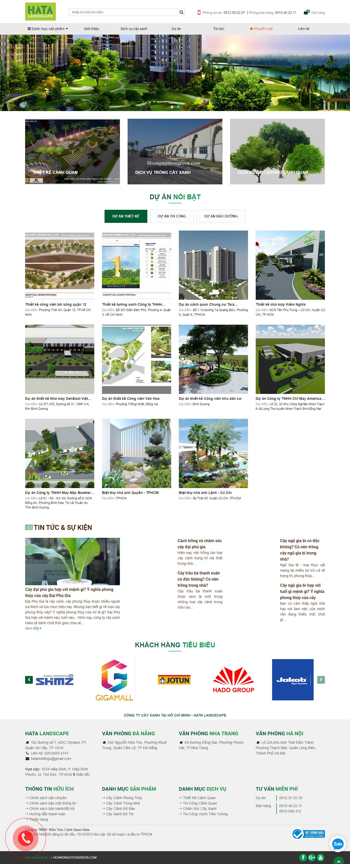 Thiết kế Web cộng đồng hoangnguyengreen.com