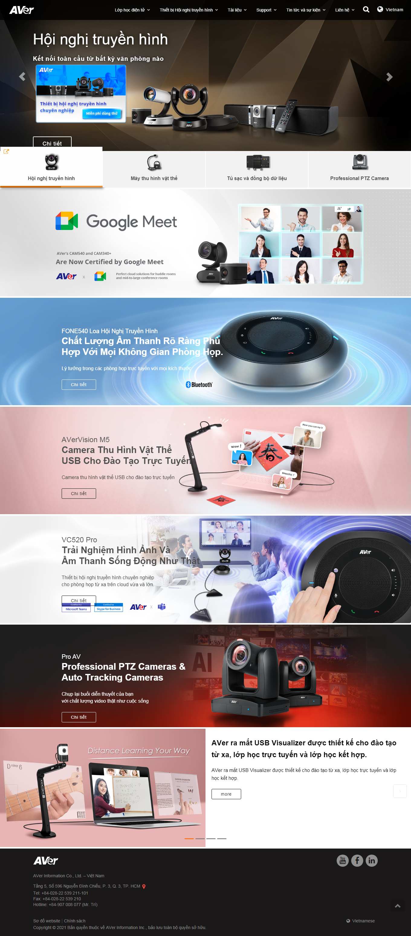 Thiết kế Web quận nam từ liêm vn.aver.com