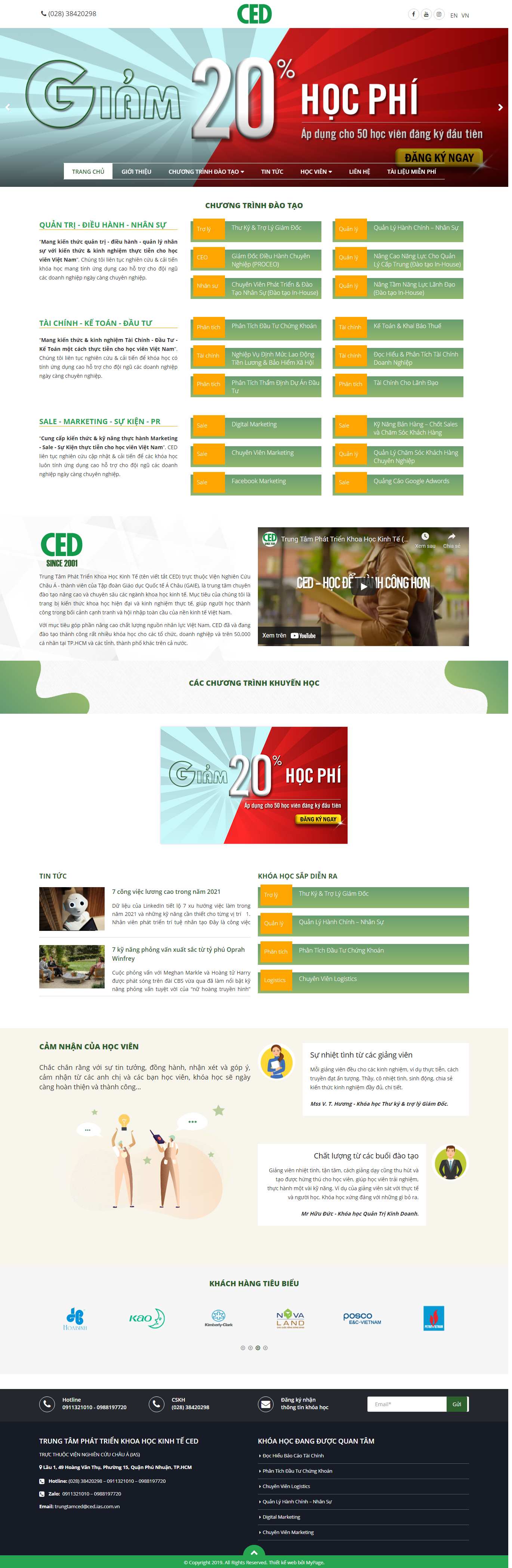 Thiết kế Web quận nam từ liêm ced.ias.com.vn