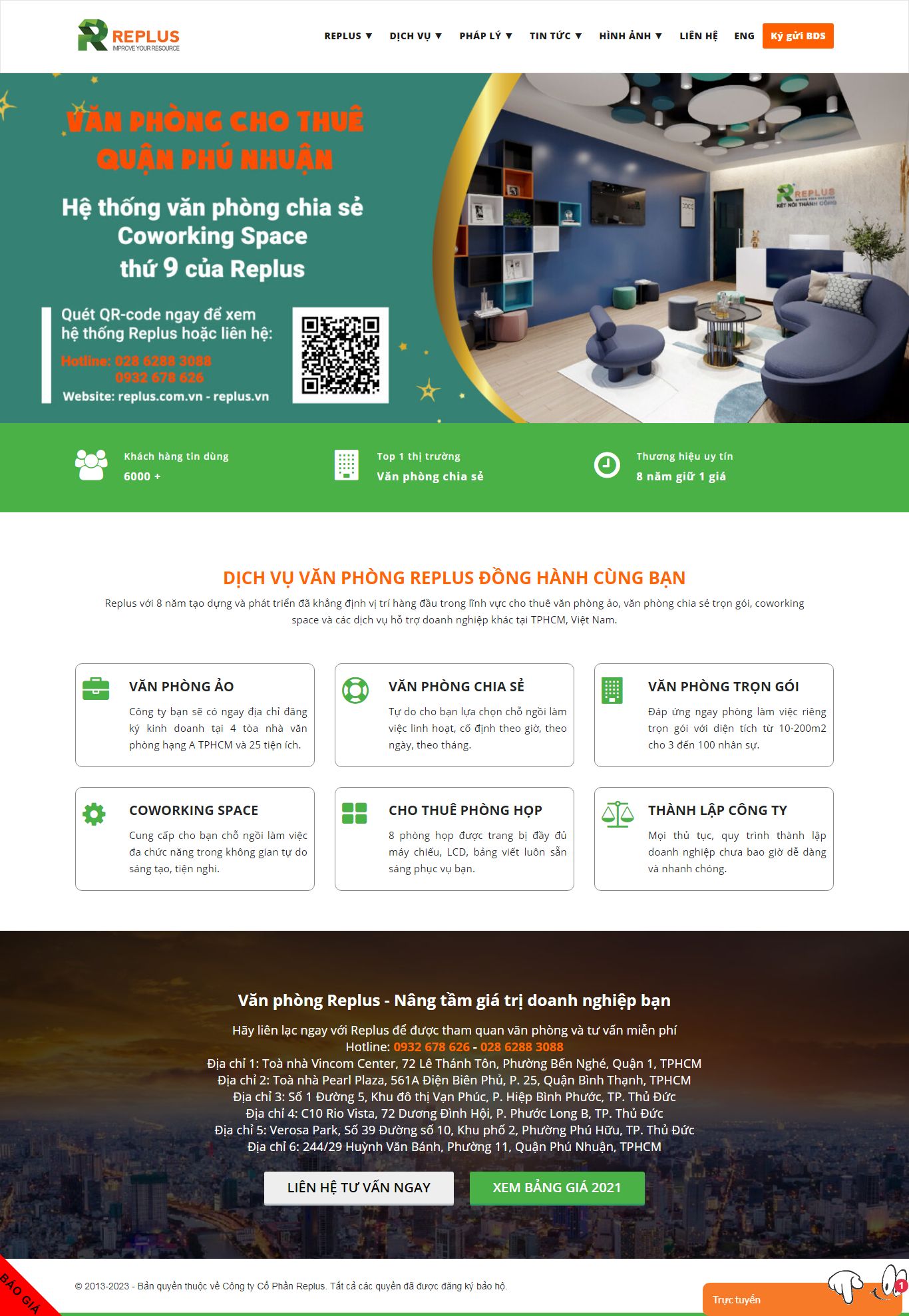 Thiết kế Web cộng đồng replus.com.vn