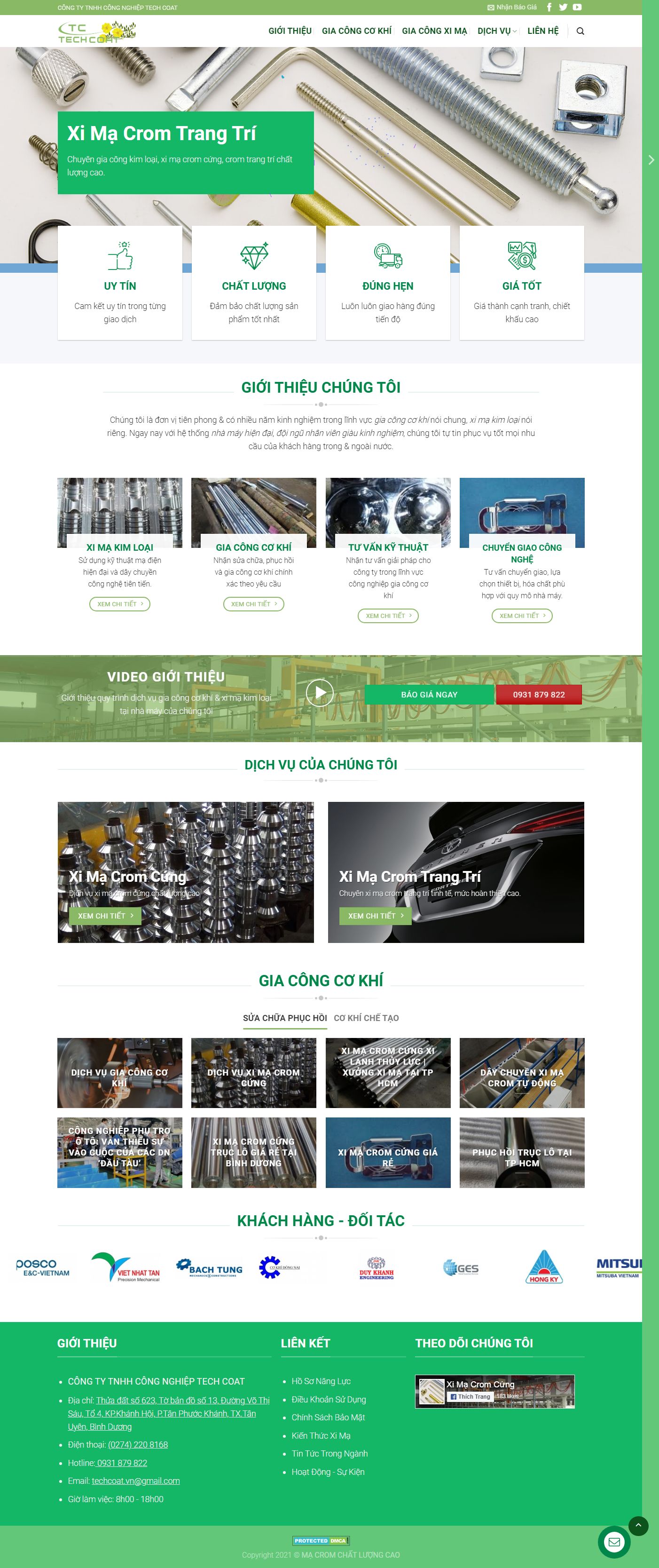 Thiết kế Web dịch vụ macrom.vn