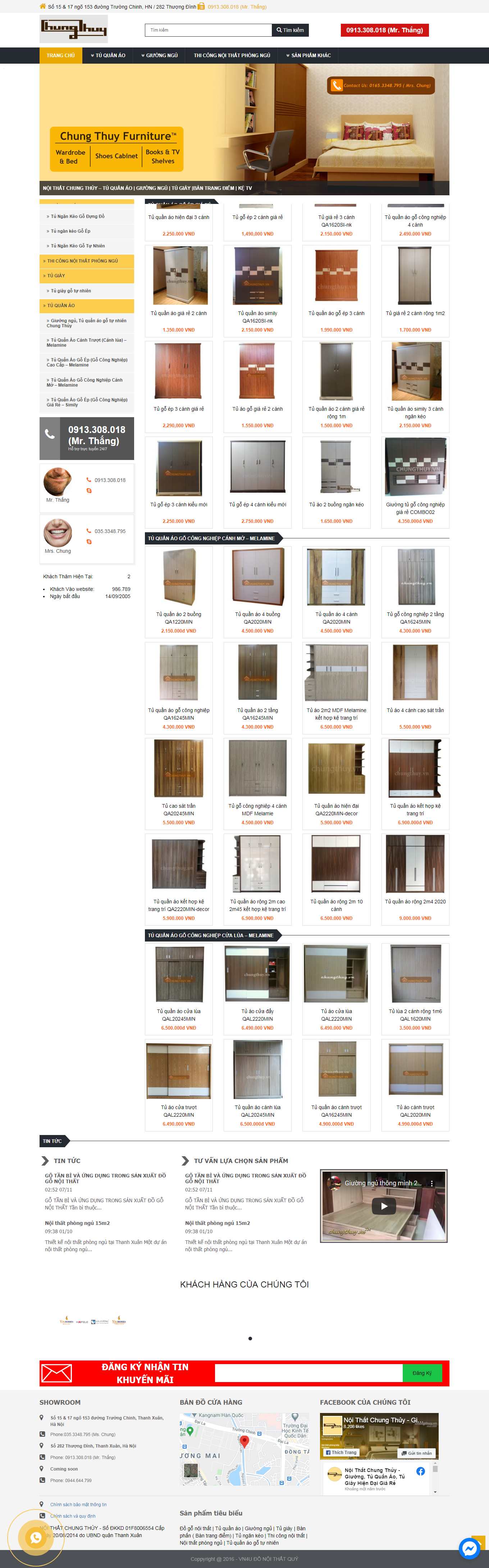 Thiết kế Web quận nam từ liêm chungthuy.vn