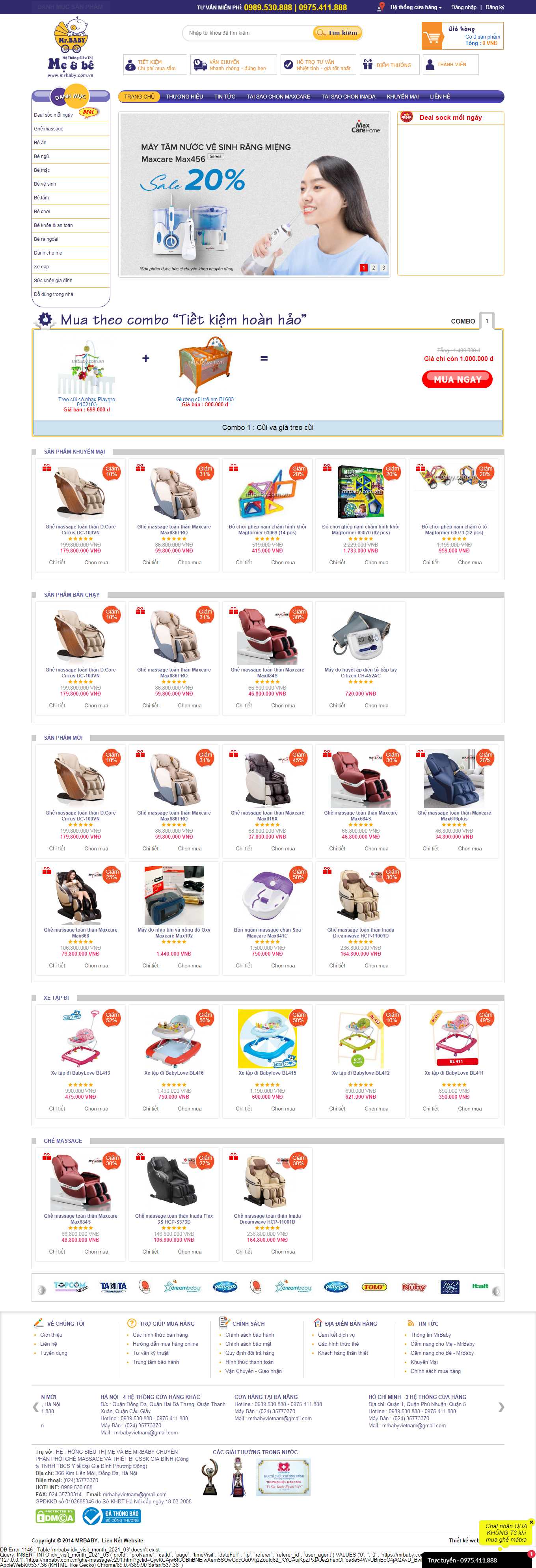 Thiết kế Web quận bắc từ liêm mrbaby.com.vn