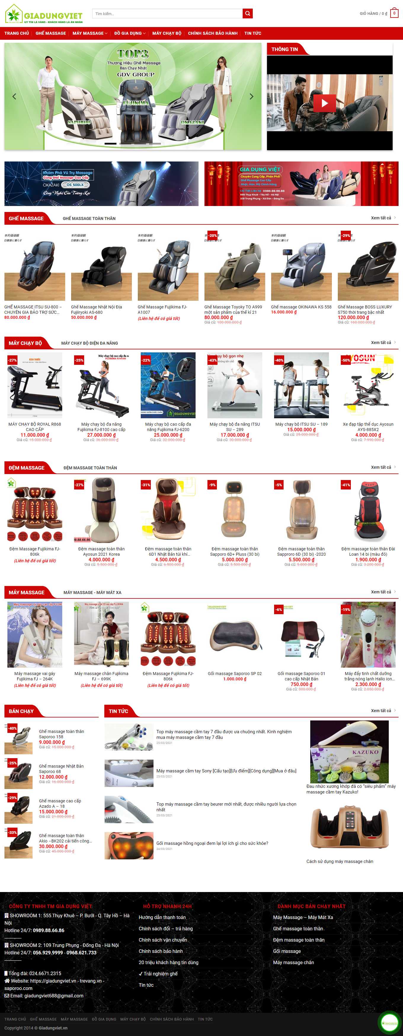 Thiết kế Web huyện thường tín giadungviet.vn