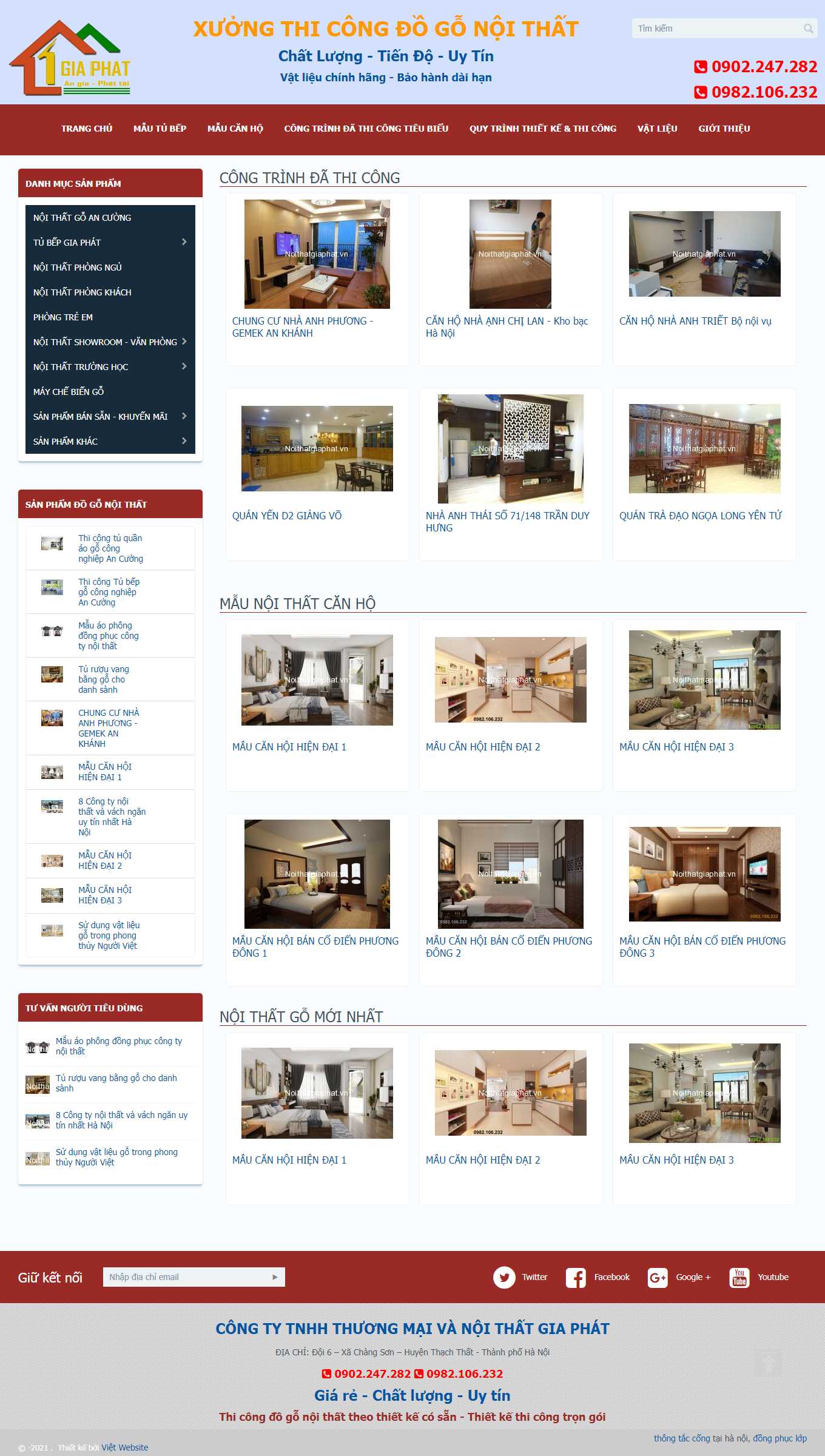 Thiết kế Web huyện thường tín noithatgiaphat.vn
