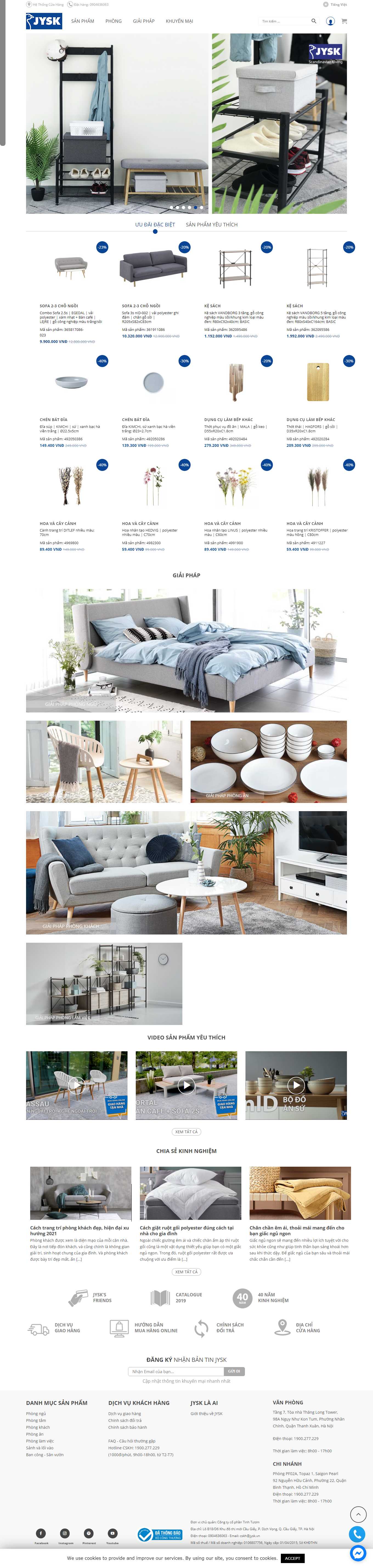 Thiết kế Web huyện phú xuyên jysk.vn