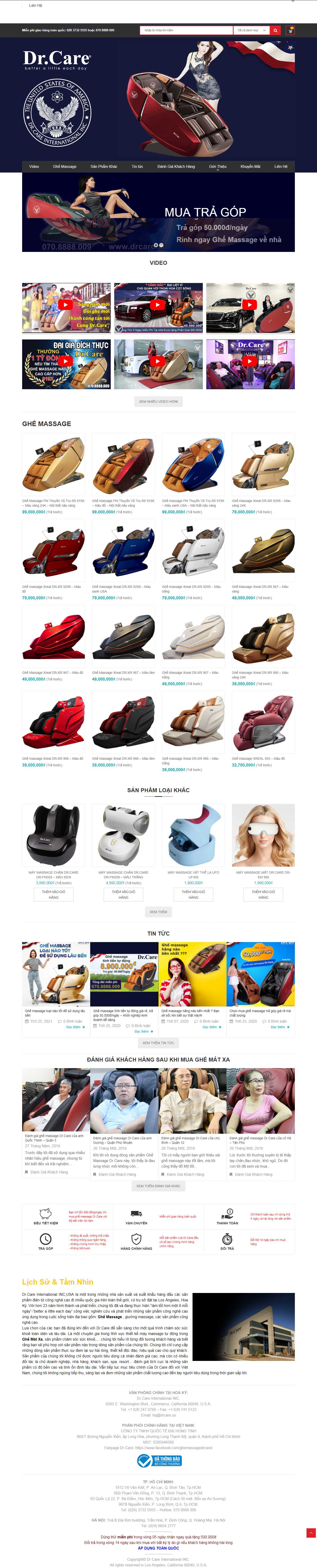 Thiết kế Web huyện phú xuyên drcare.vn