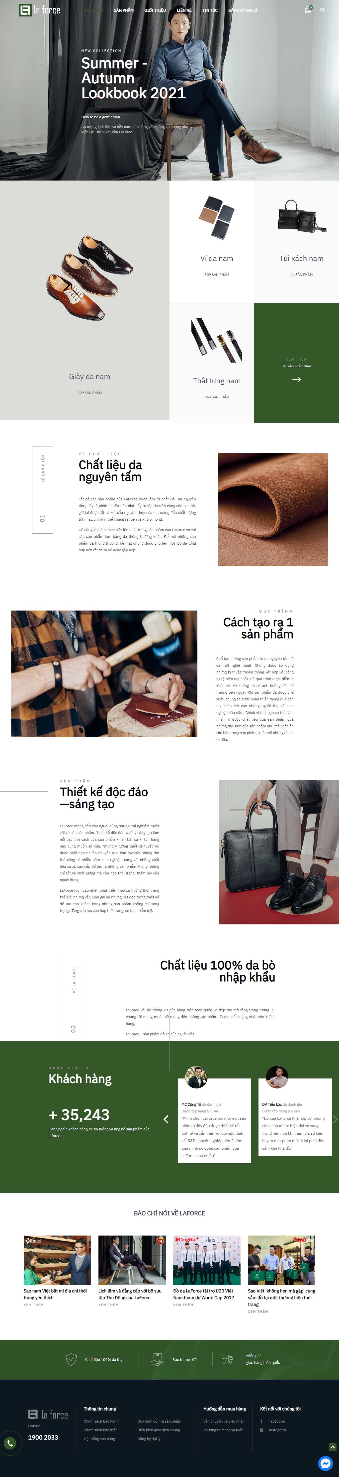 Thiết kế Web huyện Ứng hòa laforce.vn