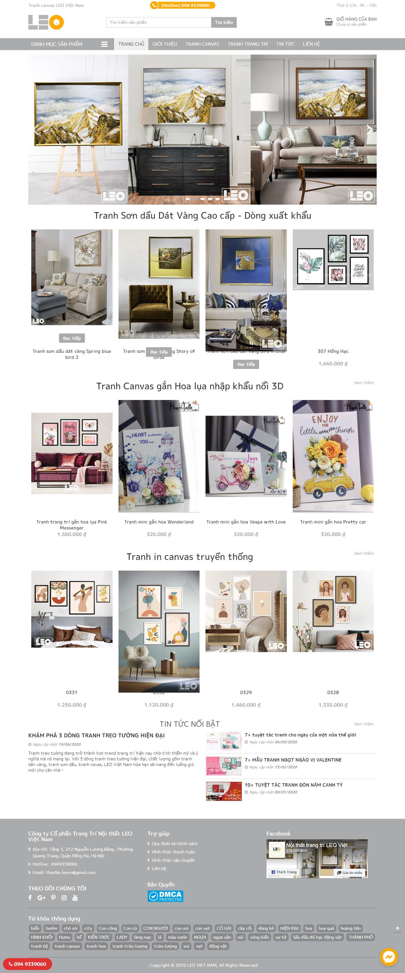 Thiết kế Web huyện Ứng hòa leovietnam.vn