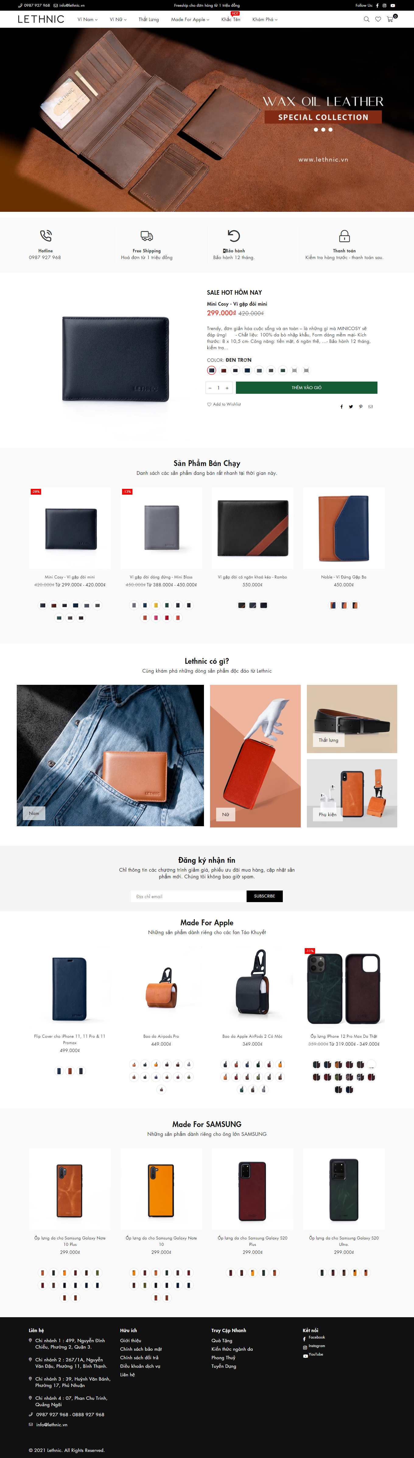 Thiết kế Web huyện mỹ Đức lethnic.vn