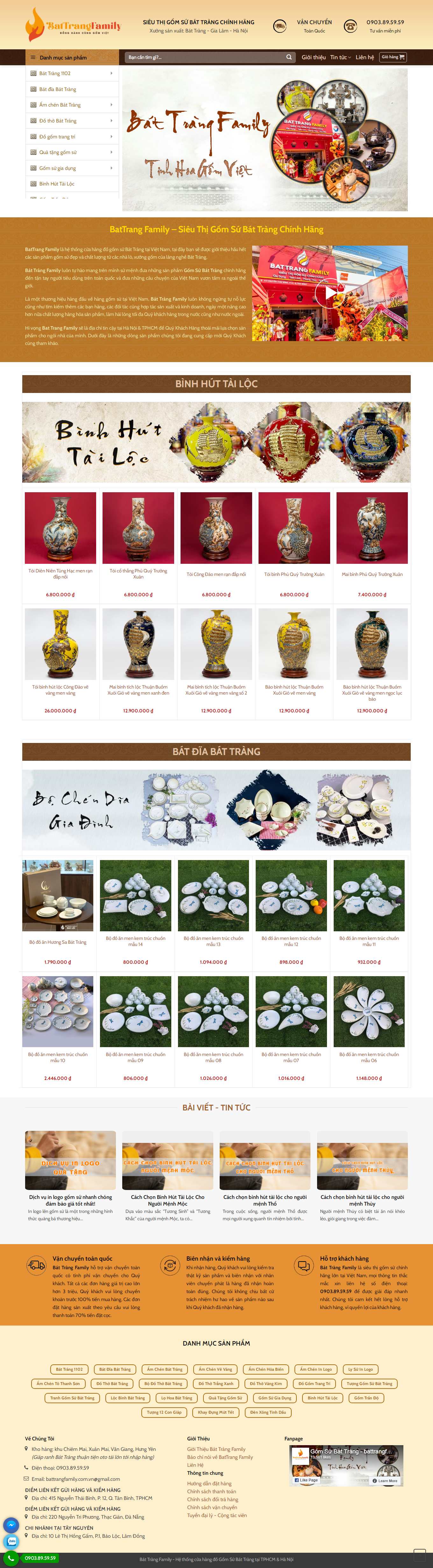 Thiết kế Web huyện mỹ Đức battrangfamily.com.vn