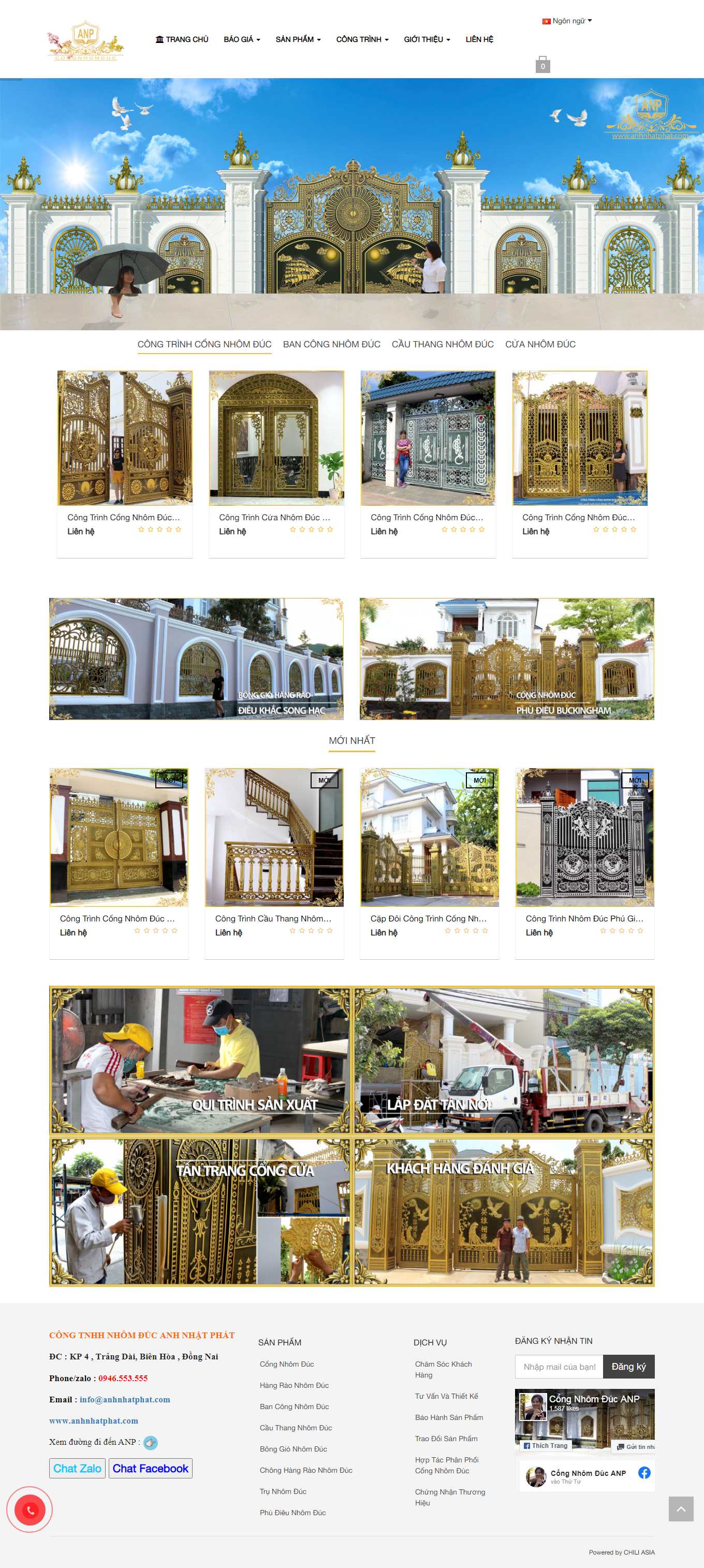 Thiết kế Web miền bắc anhnhatphat.com