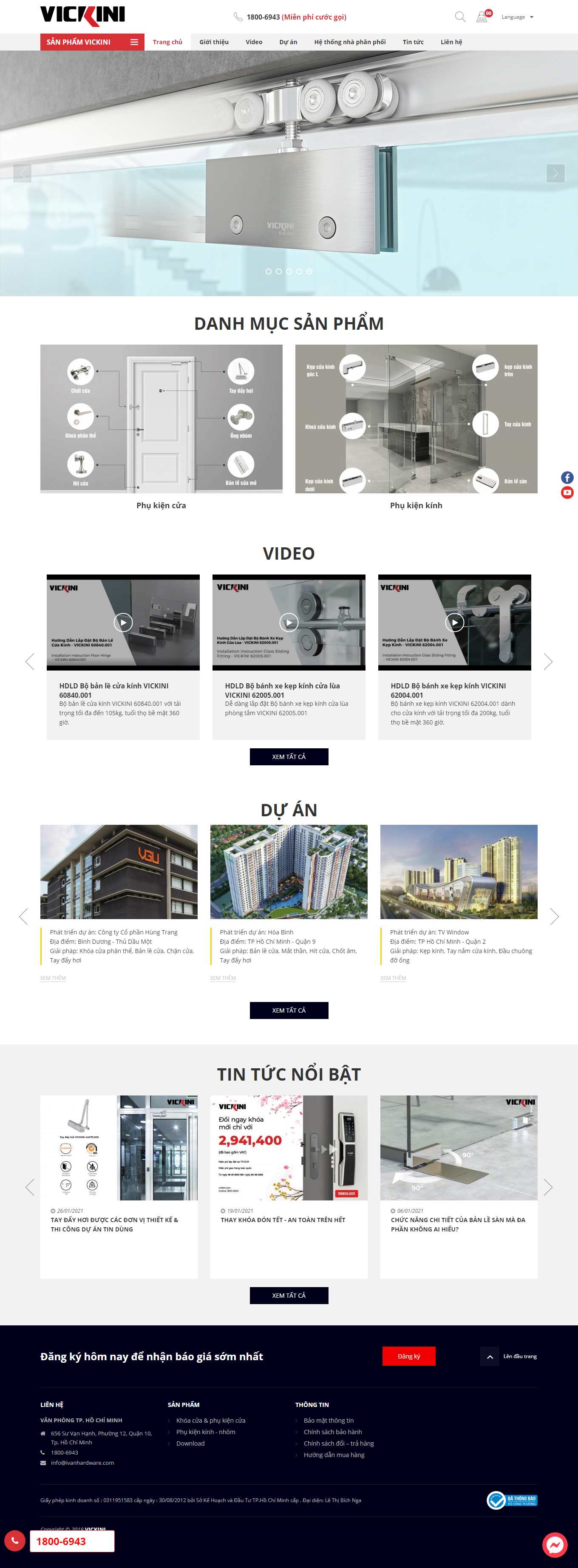 Thiết kế Web miền bắc vickini.com