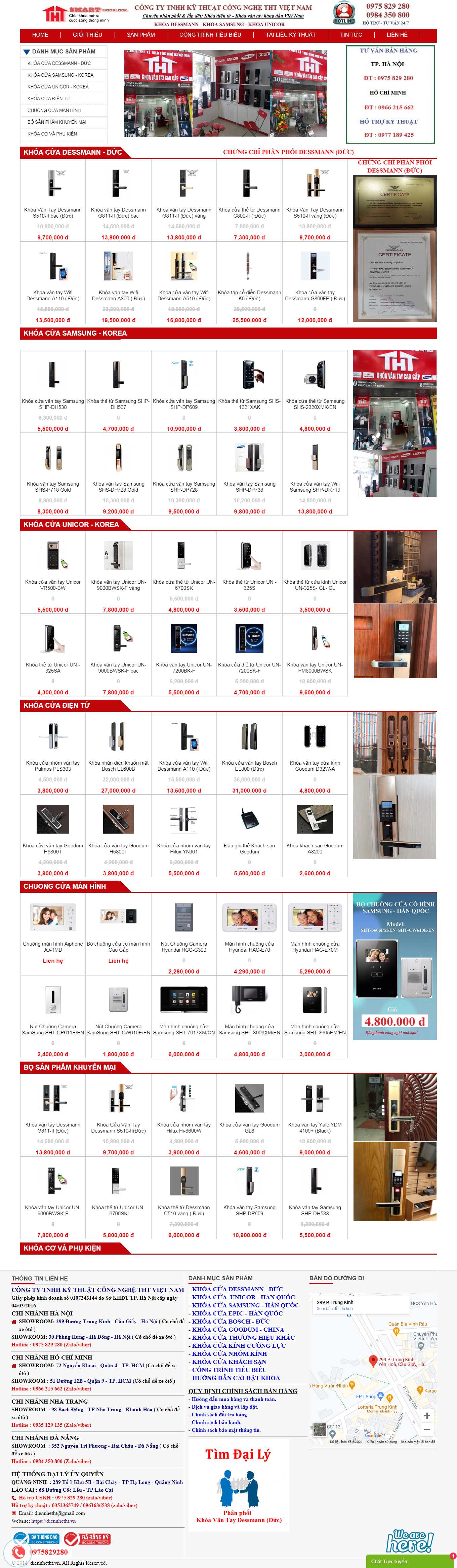 Thiết kế Web miền bắc diennhetht.vn