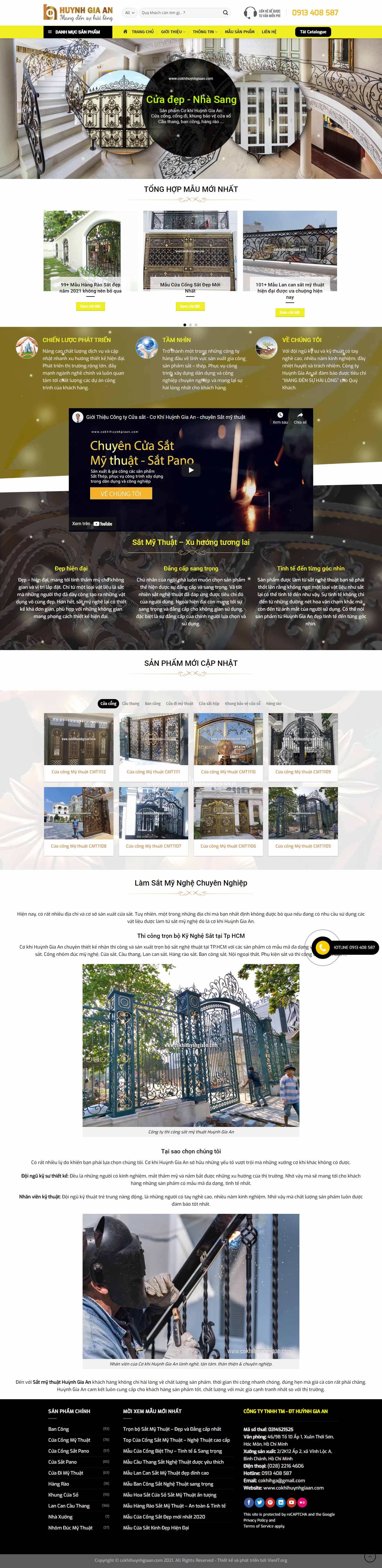 Thiết kế Web miền trung cokhihuynhgiaan.com