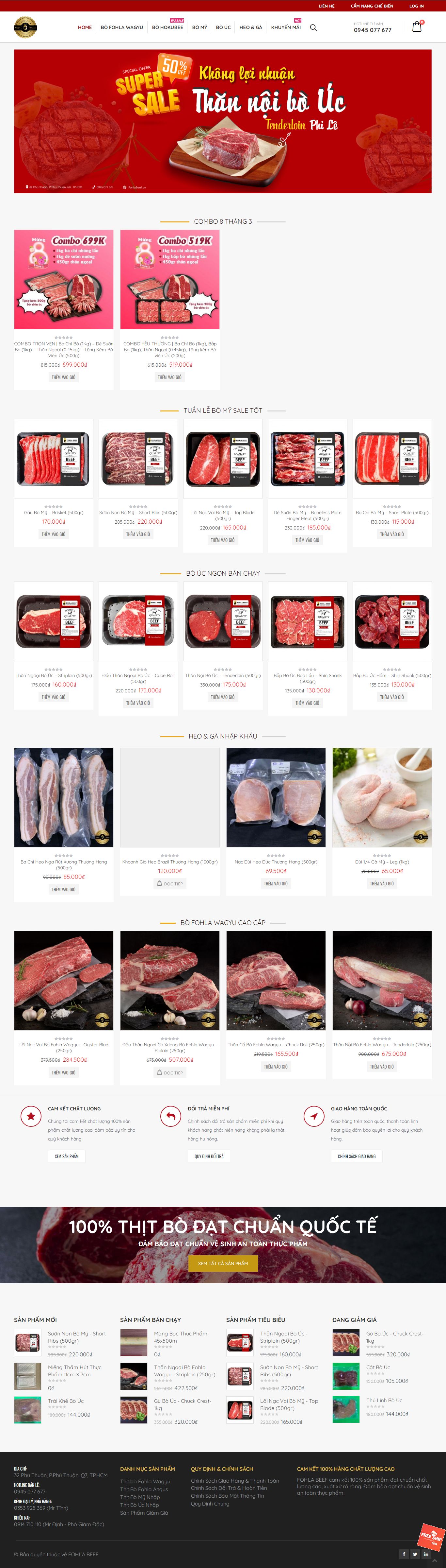 Thiết kế Web uy tín hà nội freshfoods.vn