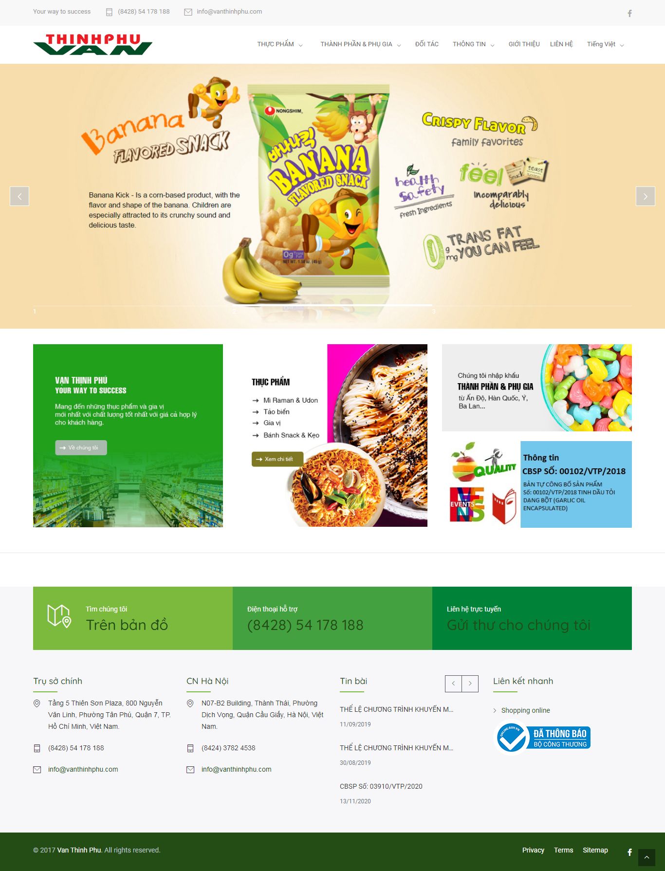 Thiết kế Web tốt nhất hà nội vanthinhphu.com