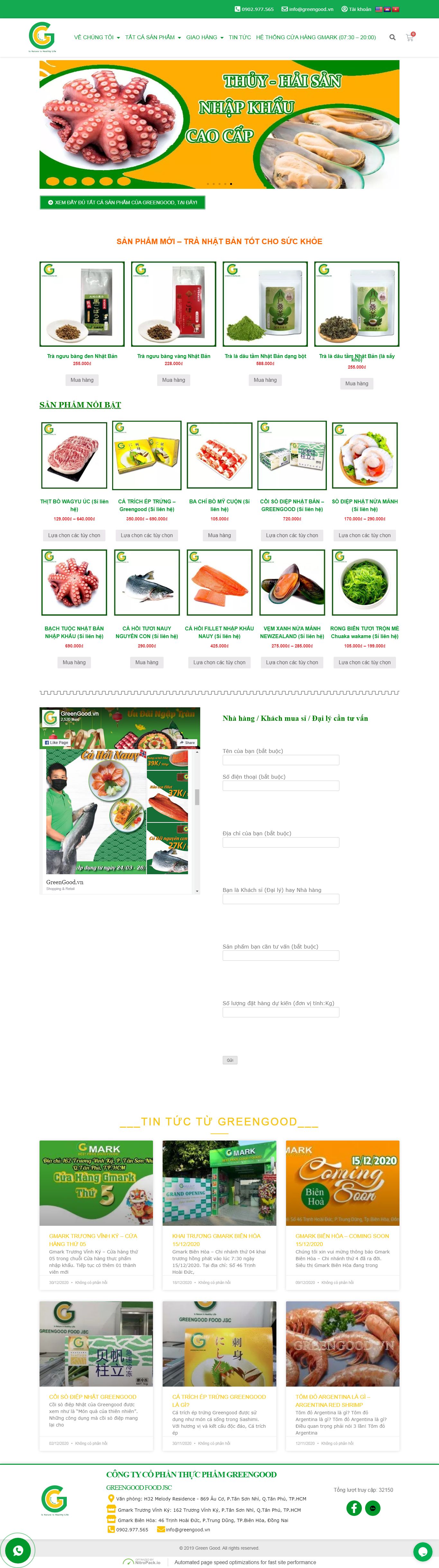 Thiết kế Web tốt nhất hà nội greengood.vn