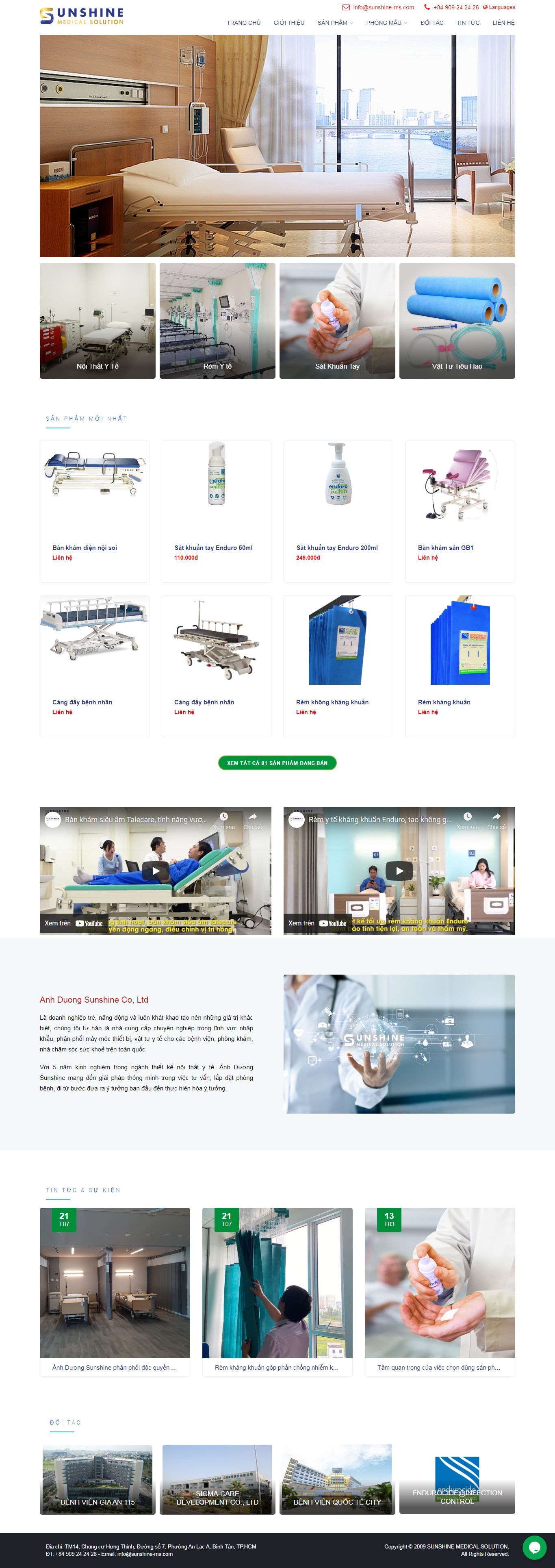 Thiết kế Web quận hoàn kiếm sunshine-ms.com